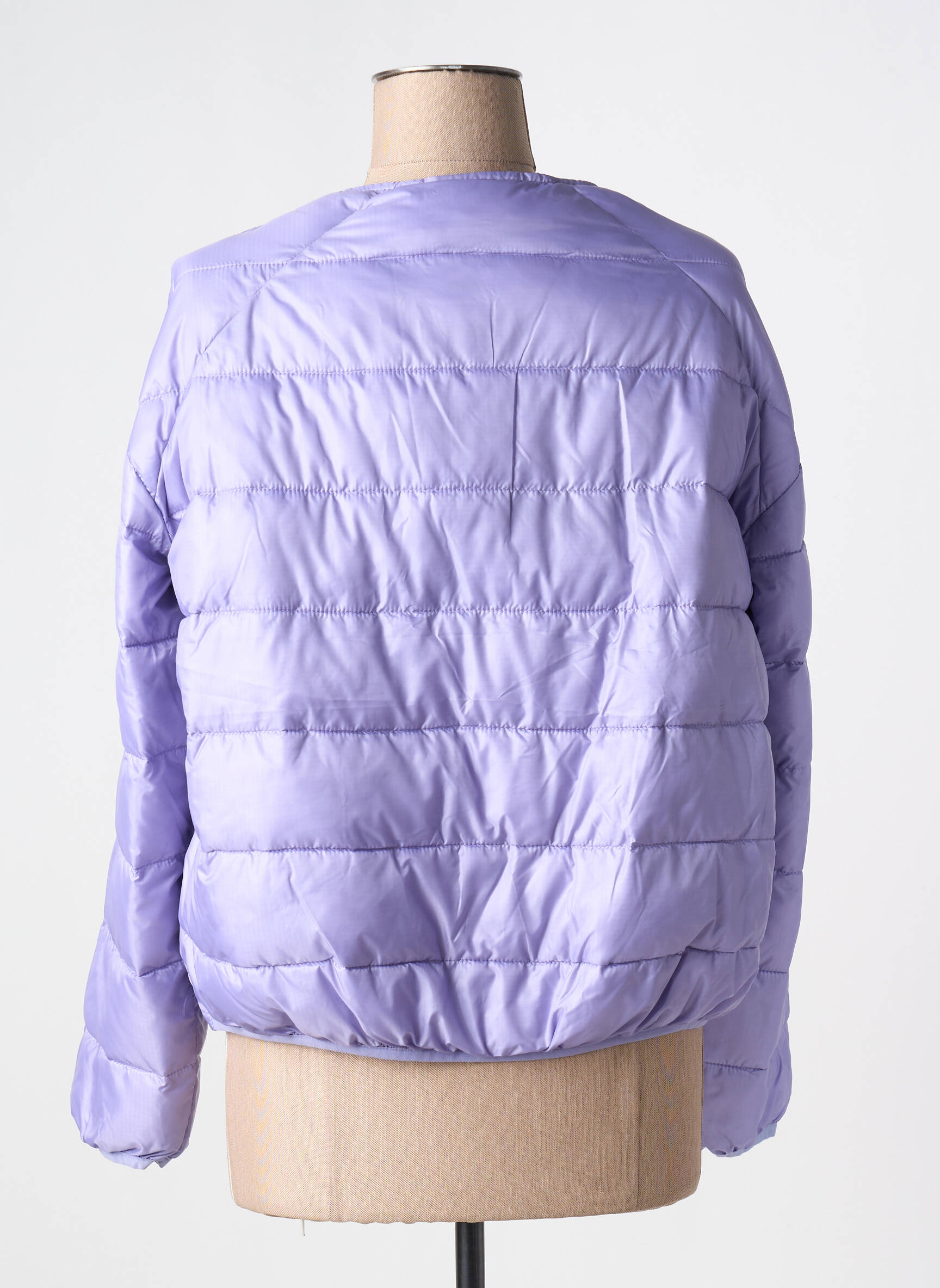 Pūkinė striukė ilgos rankovės be gobtuvų violetinis OOF WEAR moteris