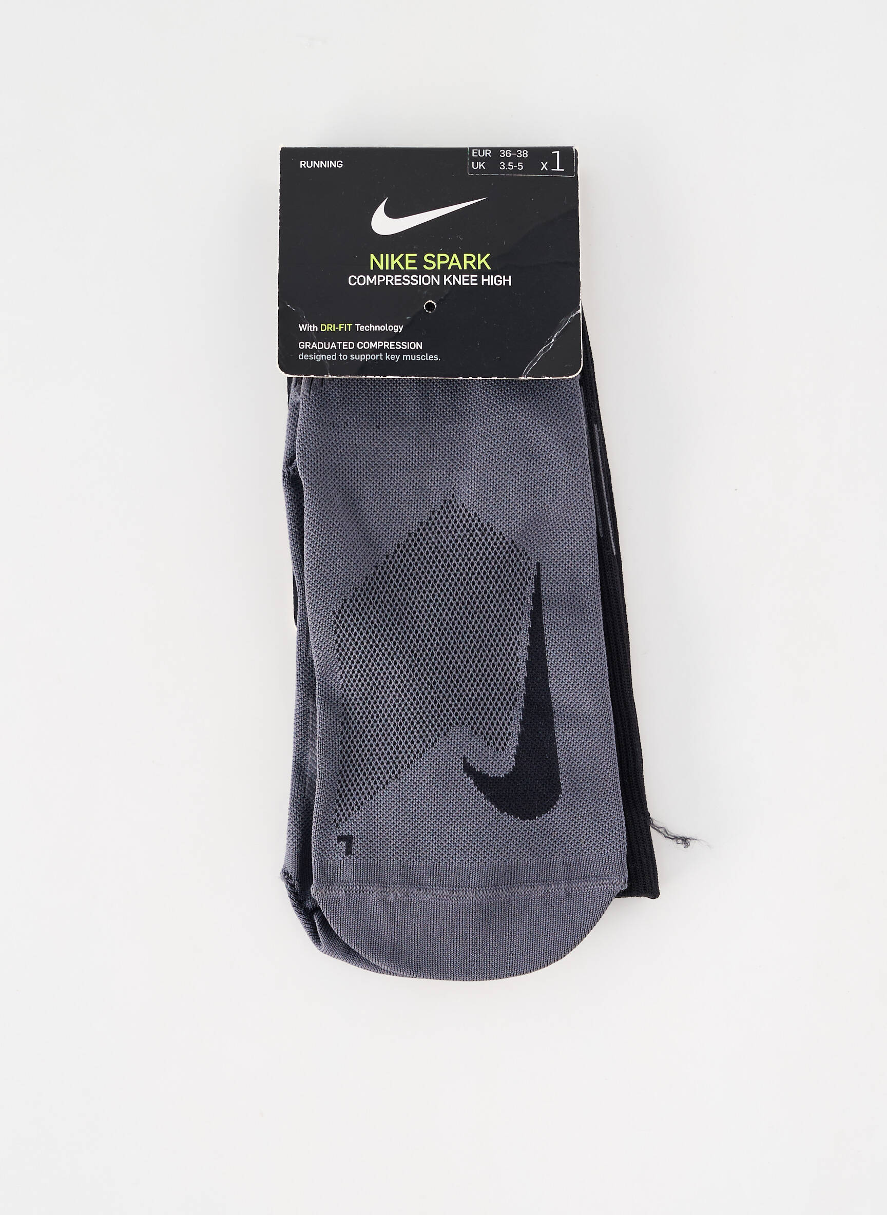 Kojinės tamprumas pilka NIKE moteris