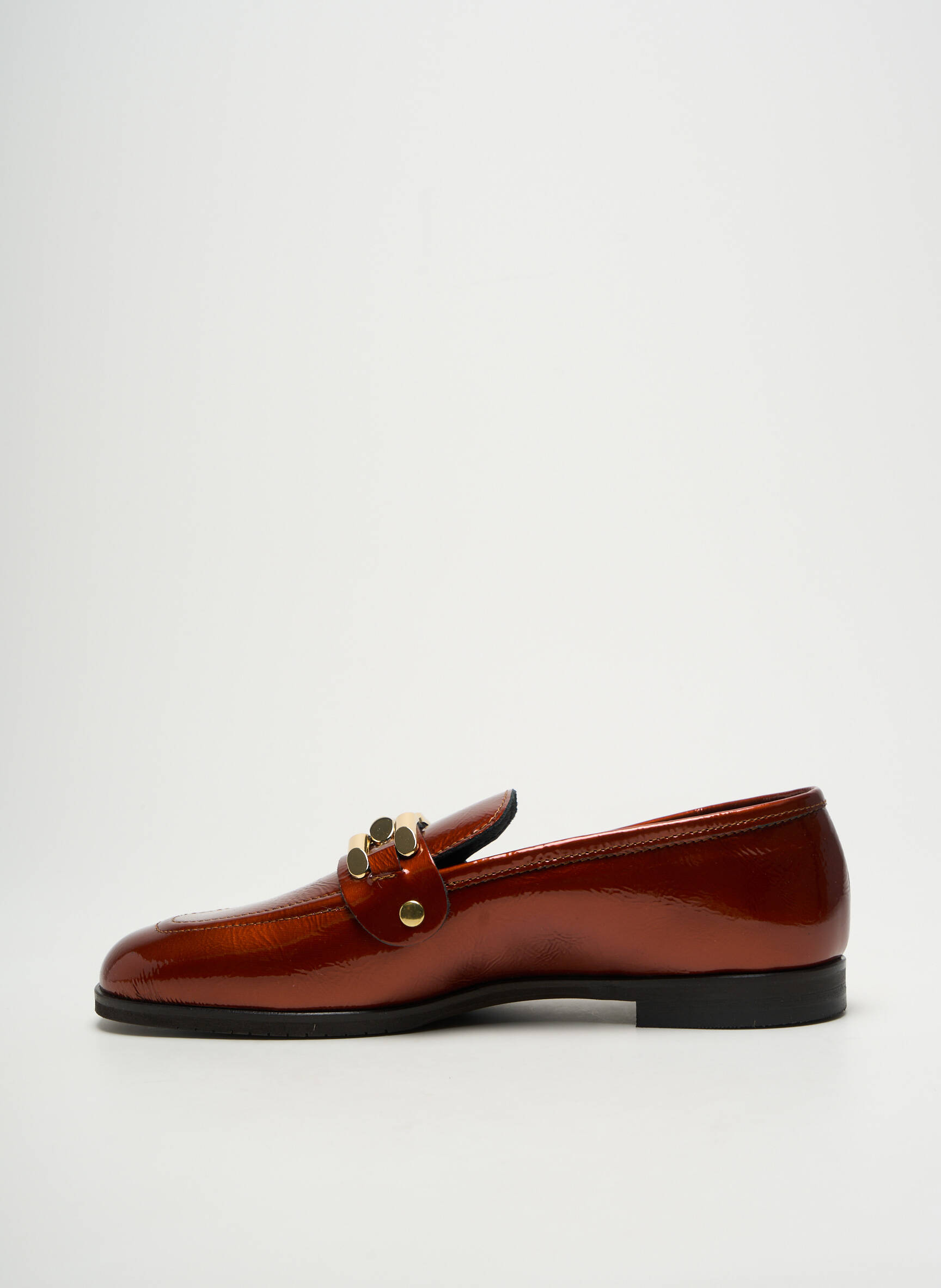 Mokasīnai chiquet plokščias kulnas iki 3 cm rudas SPAZIOZERO8 moteris