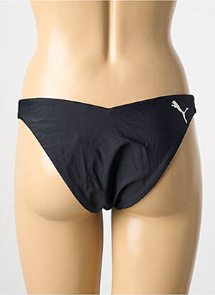 Maudymosi kelnaitės satino efektas bikini juodas PUMA moteris