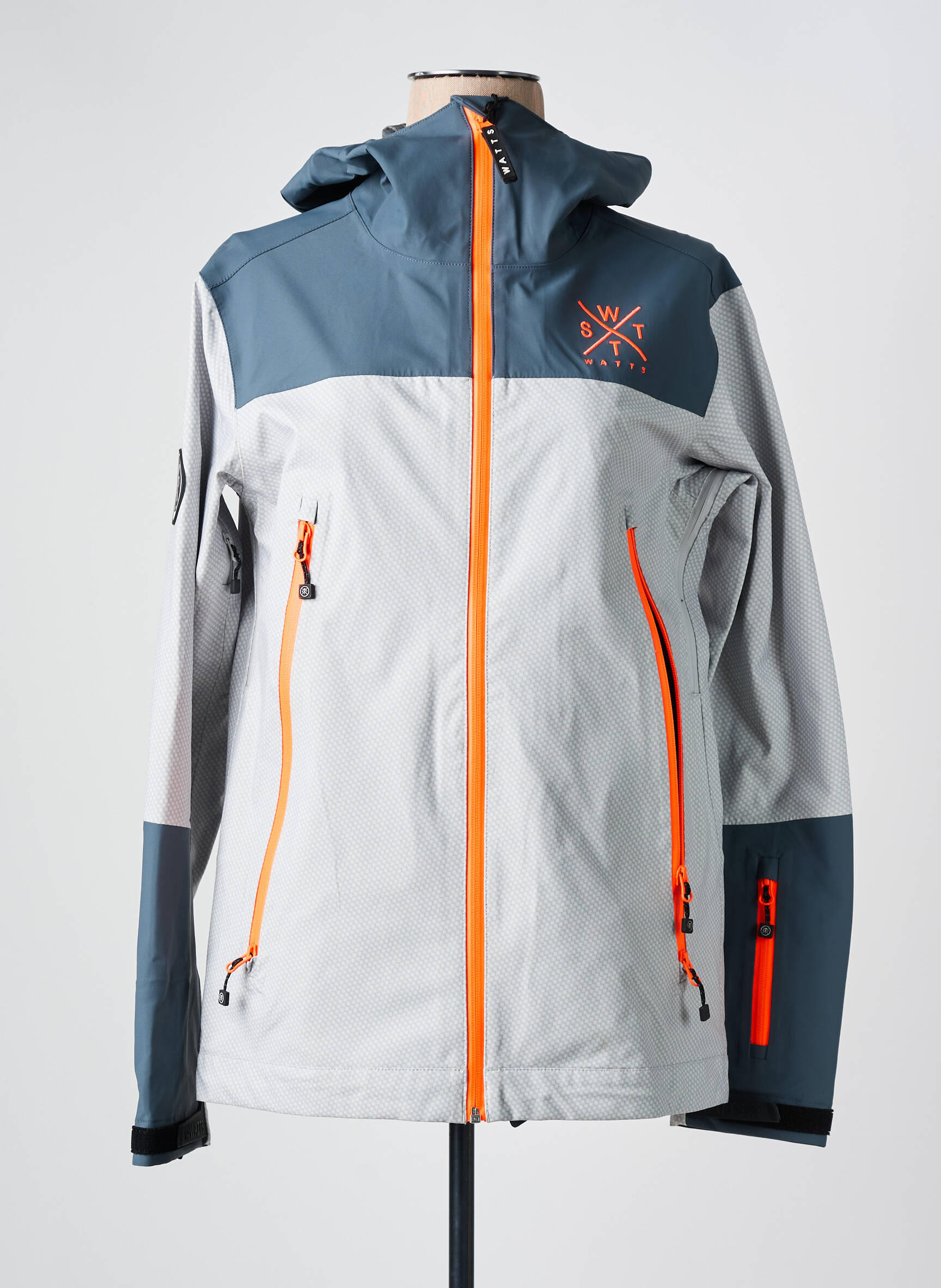 Parka slidinėjimo sportas su gobtuvu pilka WATTS moteris