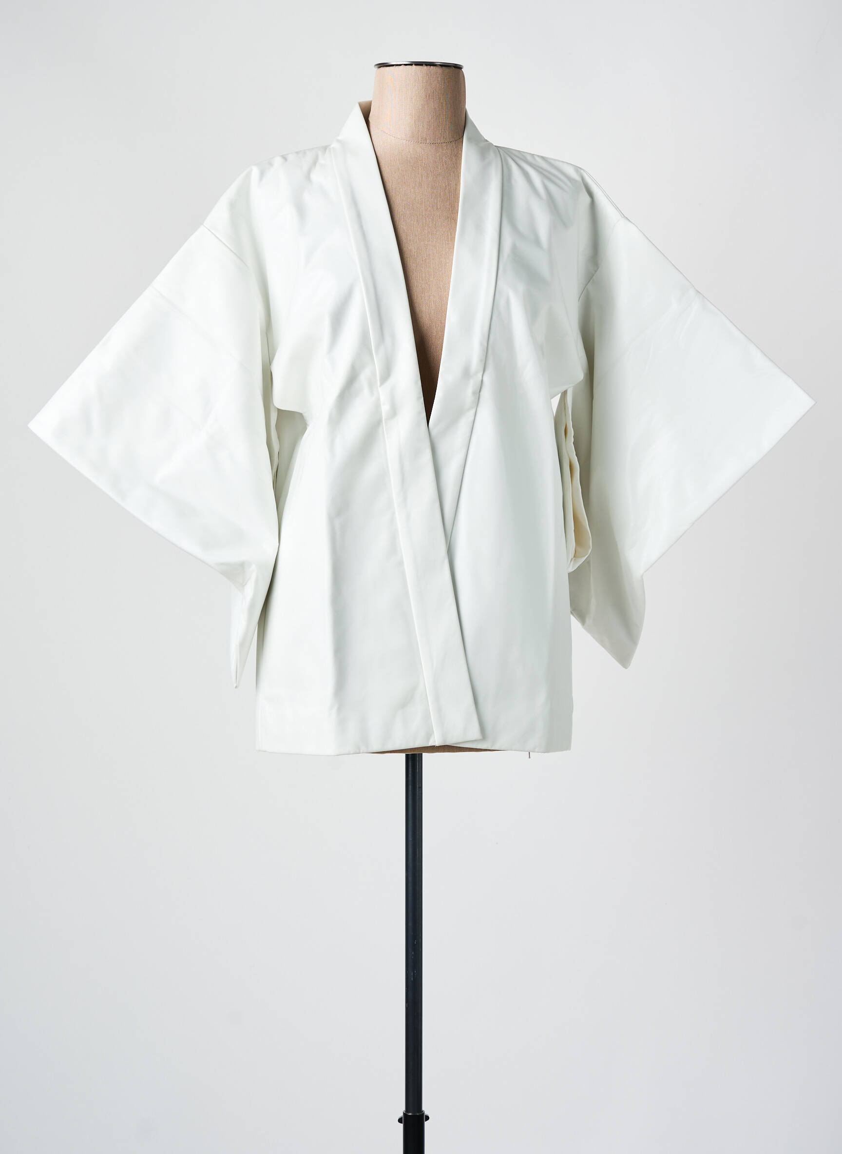 Kimono striukė col v baltas CHROMABLE moteris