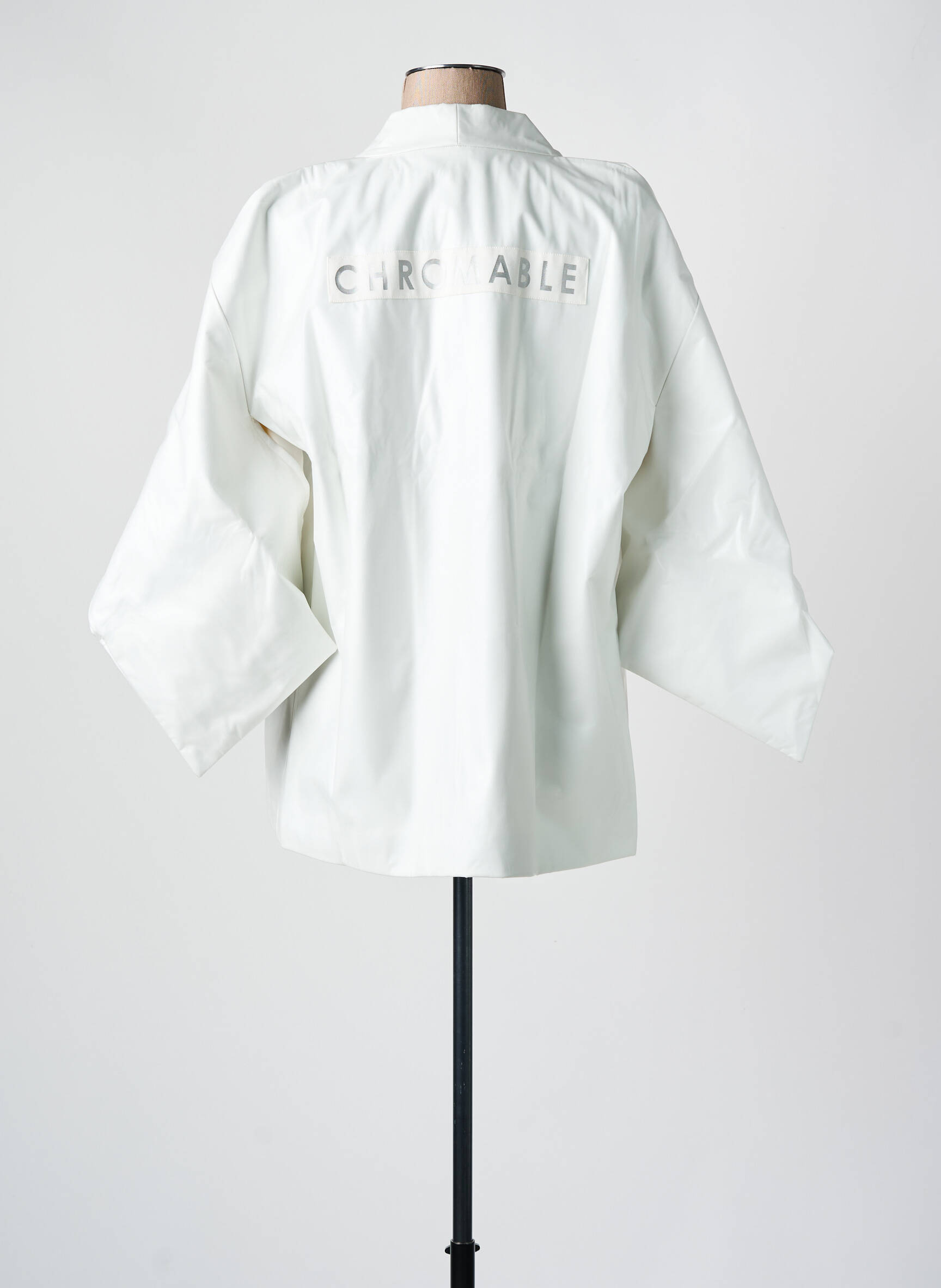 Kimono striukė col v baltas CHROMABLE moteris