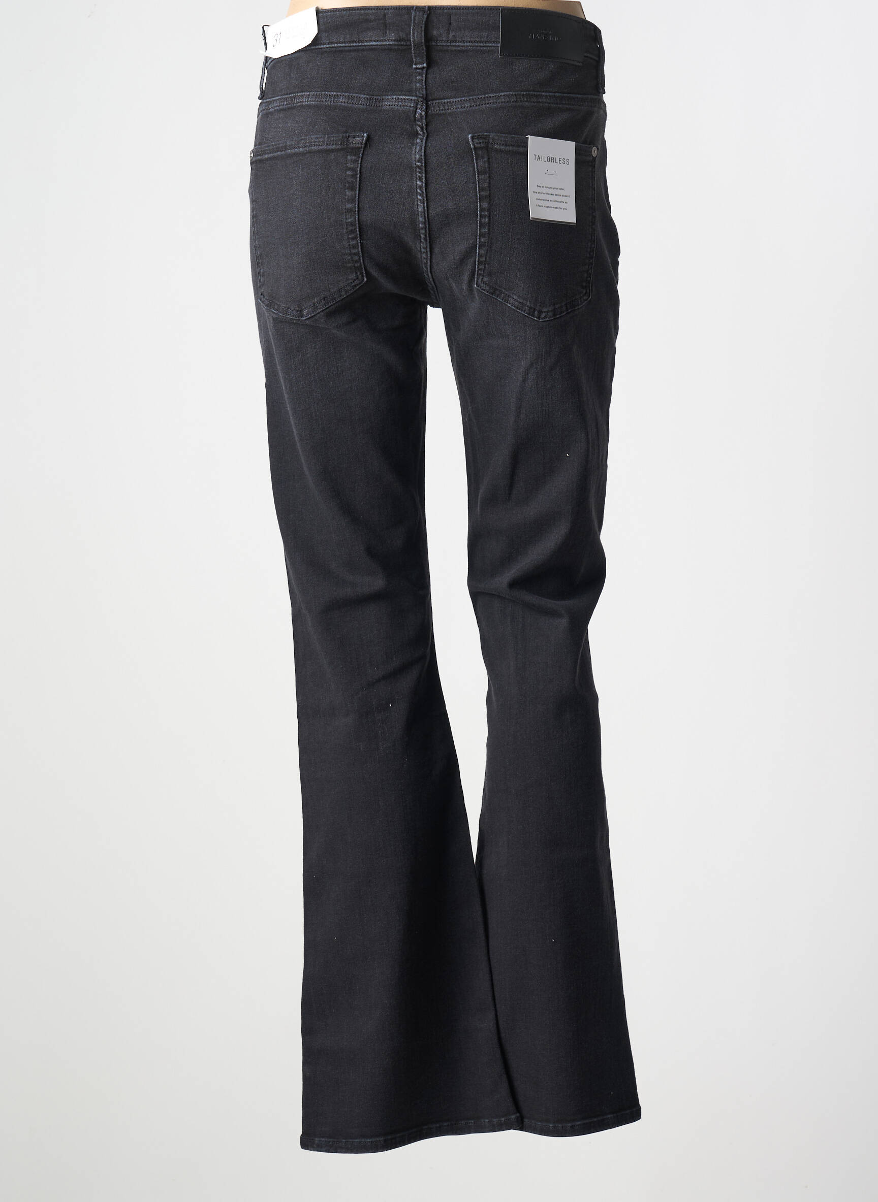 Bootcut džinsai normala dydis normala dydis juodas 7 FOR ALL MANKIND moteris