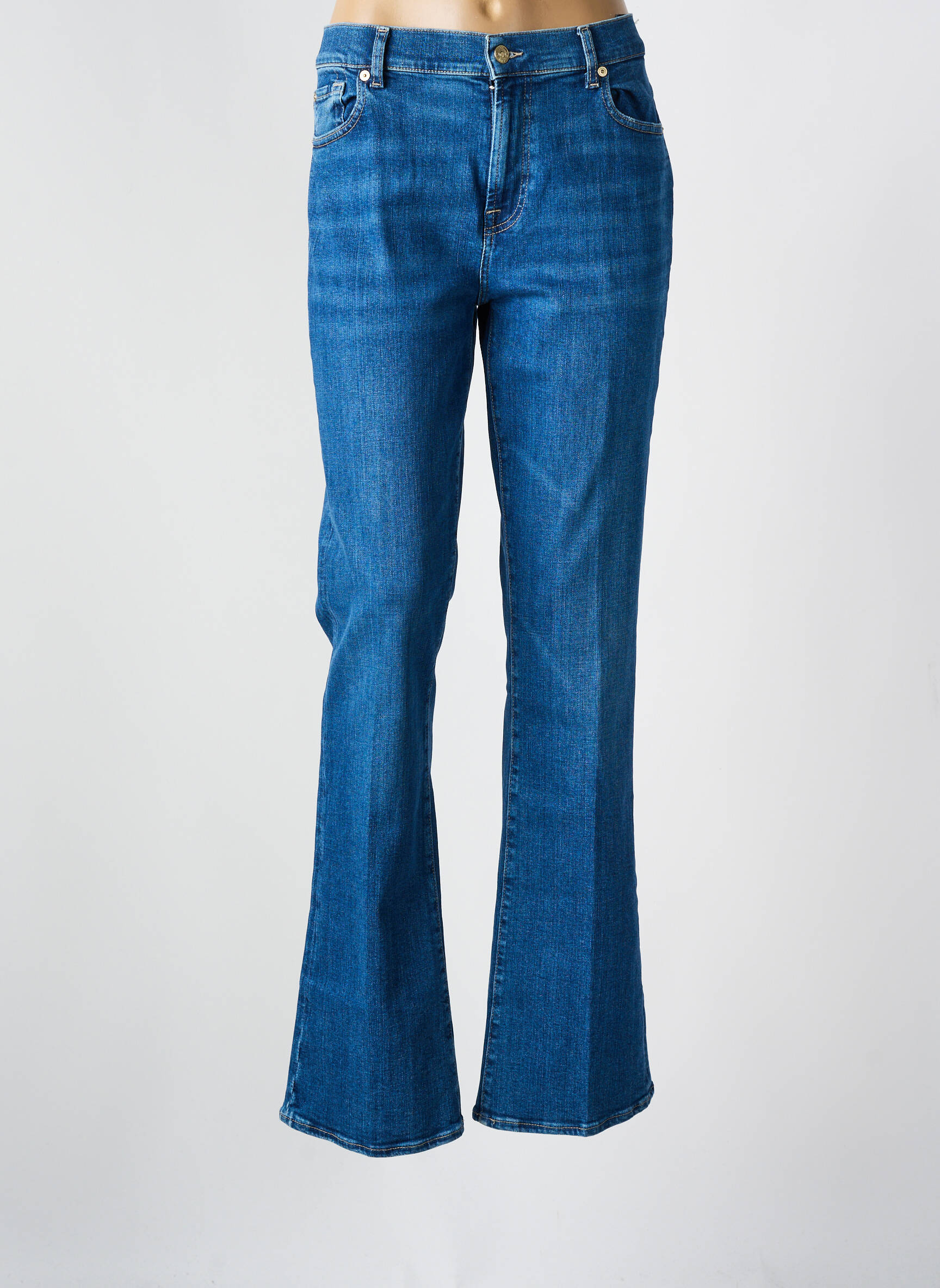Bootcut džinsai normala dydis normala dydis mėlyna 7 FOR ALL MANKIND moteris