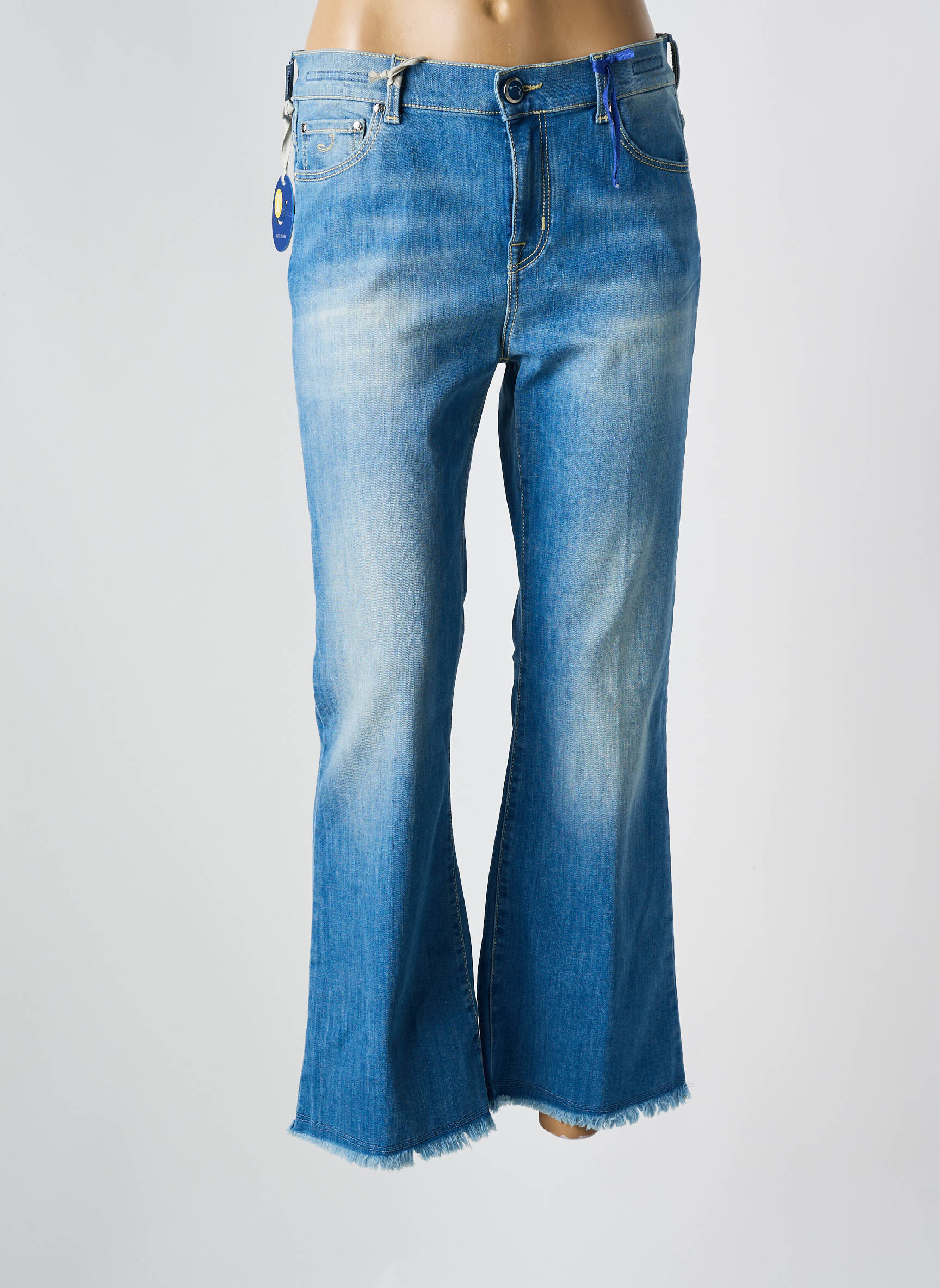 Bootcut džinsai tamprumas maža dydžio mėlyna JACOB COHEN moteris