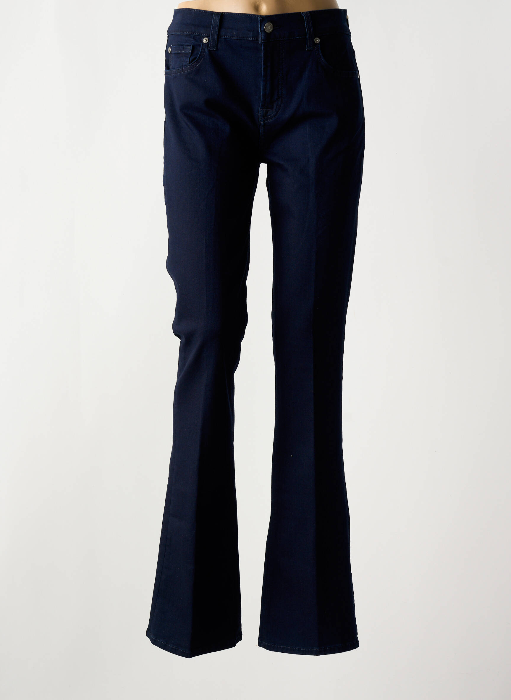 Bootcut džinsai kišenės mėlyna 7 FOR ALL MANKIND moteris