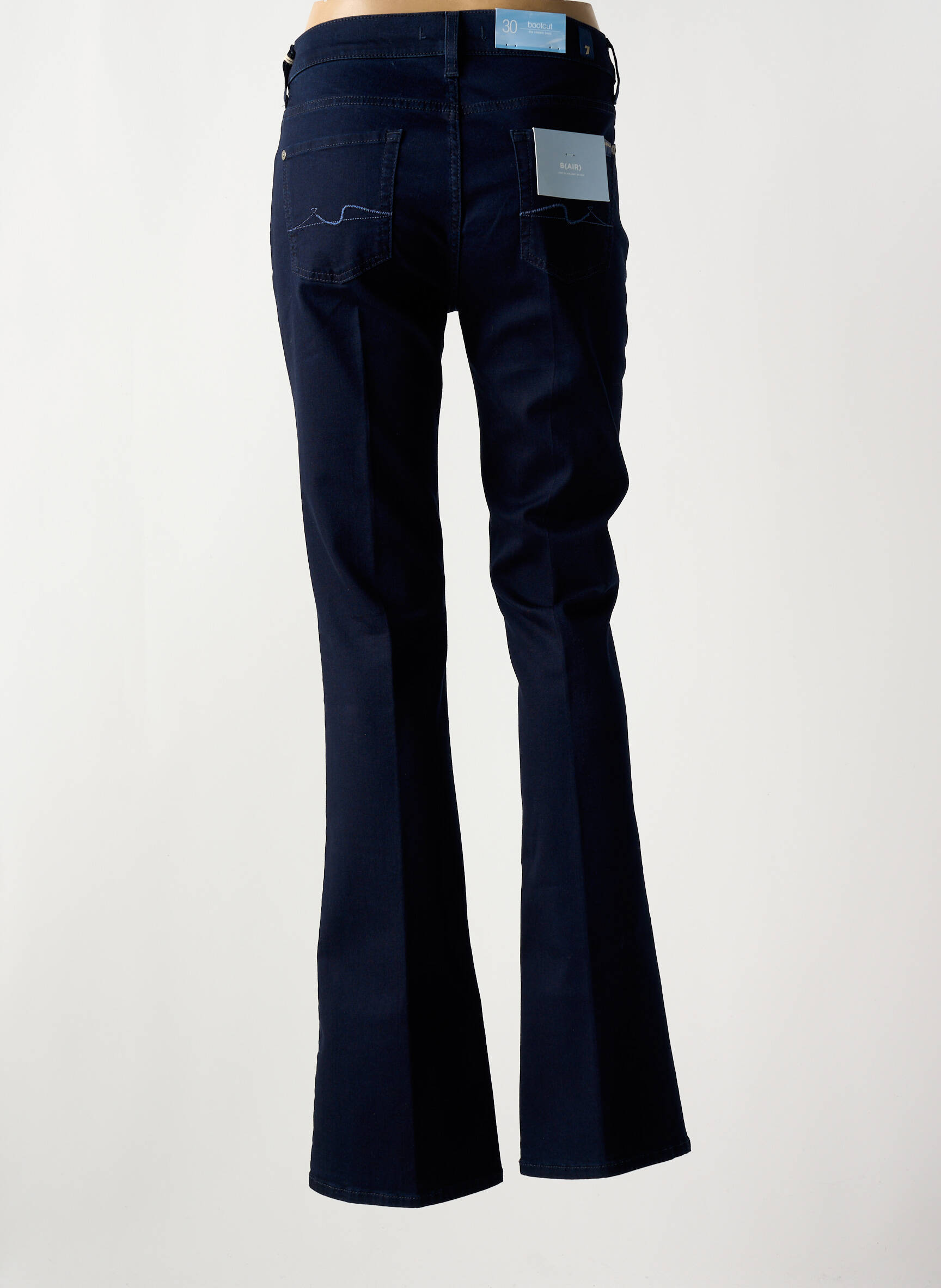 Bootcut džinsai kišenės mėlyna 7 FOR ALL MANKIND moteris