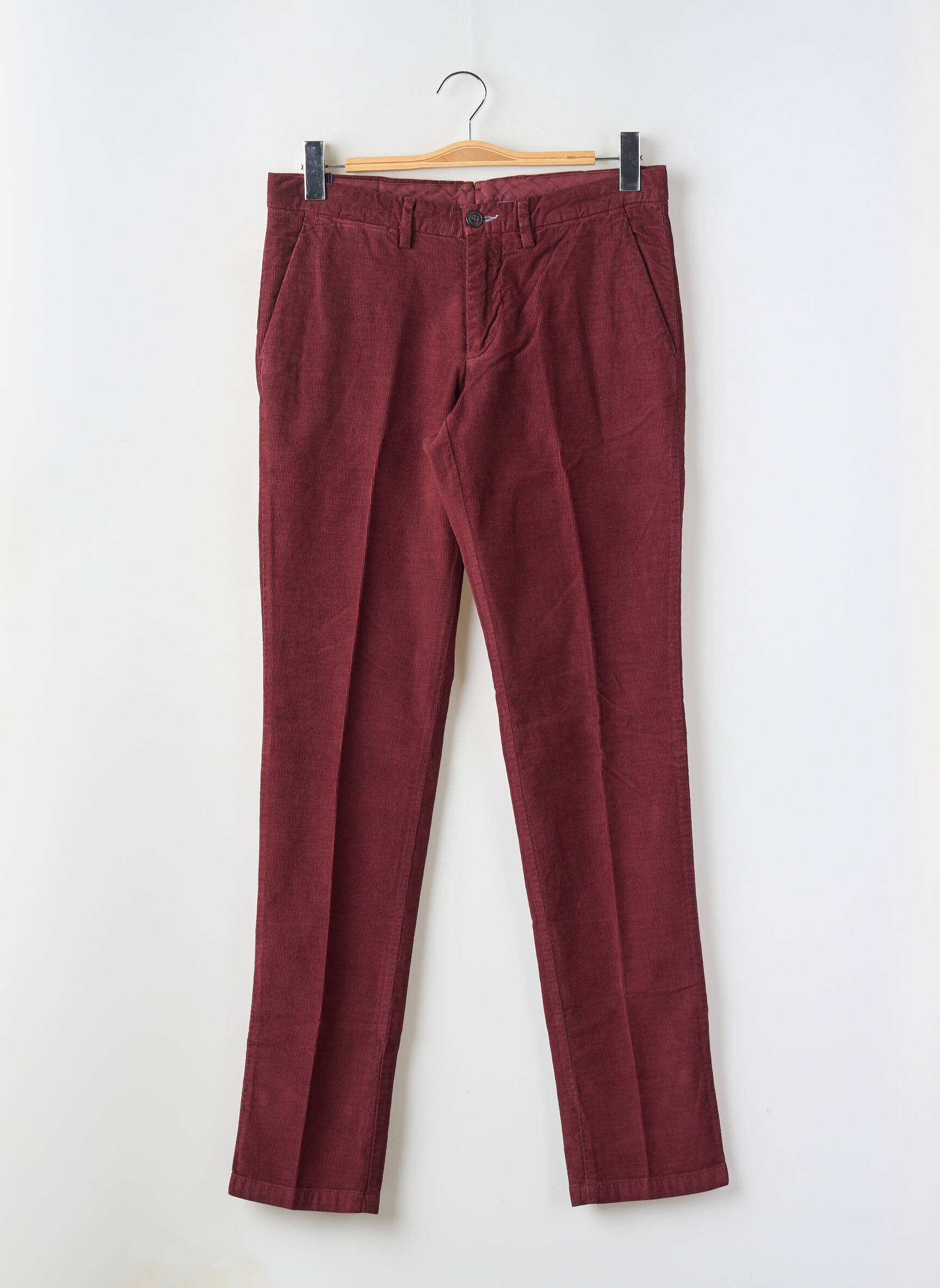 Chino kelnė uždarymas su užtrauktuku po mygtuku uždengimu normala dydis raudona TRUSSARDI JEANS moteris