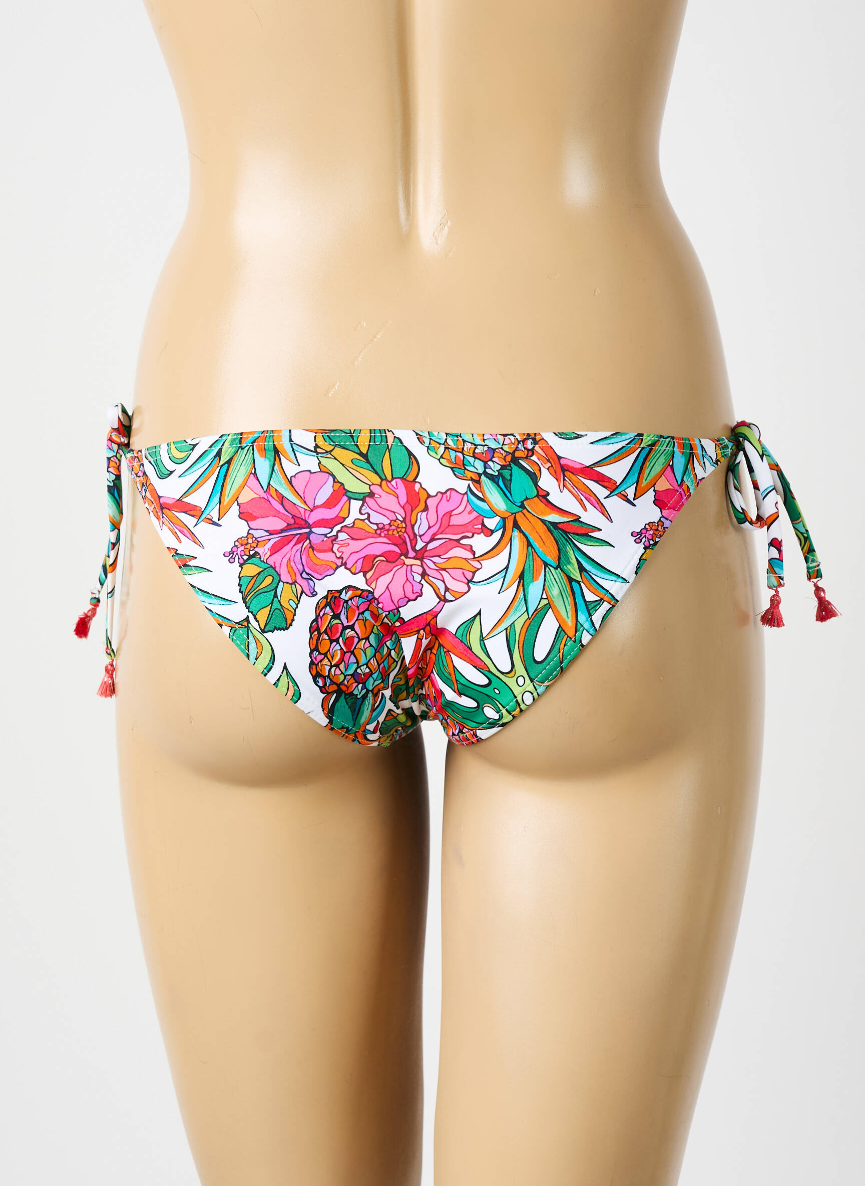 Maudymosi kelnaitės fantazijos raštas bikini baltas LPB LES PETITES BOMBES  moteris