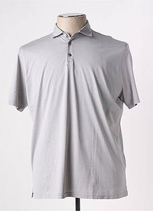 Polo jersey audinys trumpas rankovės pilka FERRANTE vyras