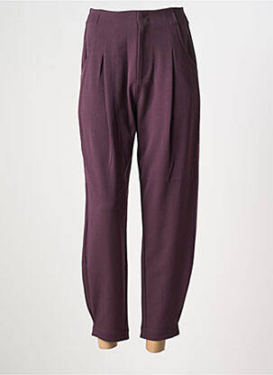7/8 kelnės užtrauktukas po atvartu su kabliu violetinis DESIGUAL moteris
