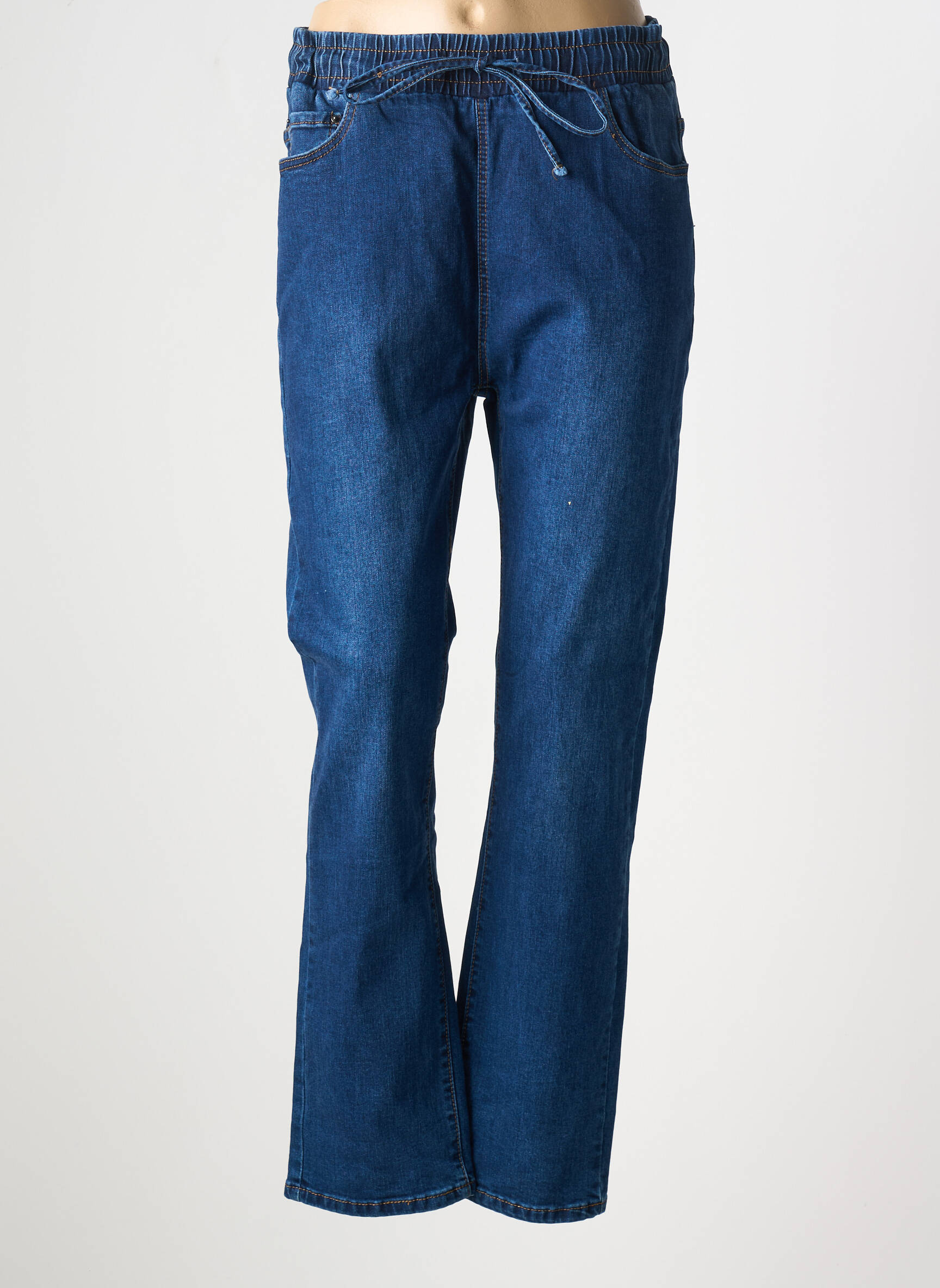 Lieknos džinsai kišenės mėlyna BS JEANS moteris