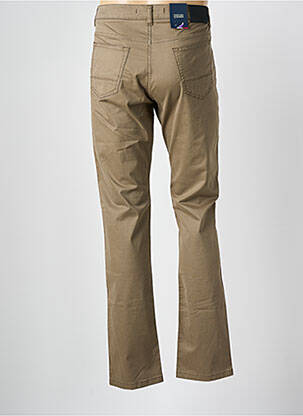 Lieknos kelnės popelinos audinys, kuris pasižymi lygiu ir tankiu paviršiumi. normala dydis rudas TERRITOIRE D'HOMME vyras