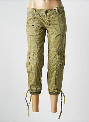Pusilgių kelnių kišenės žalias VERO MODA moteris