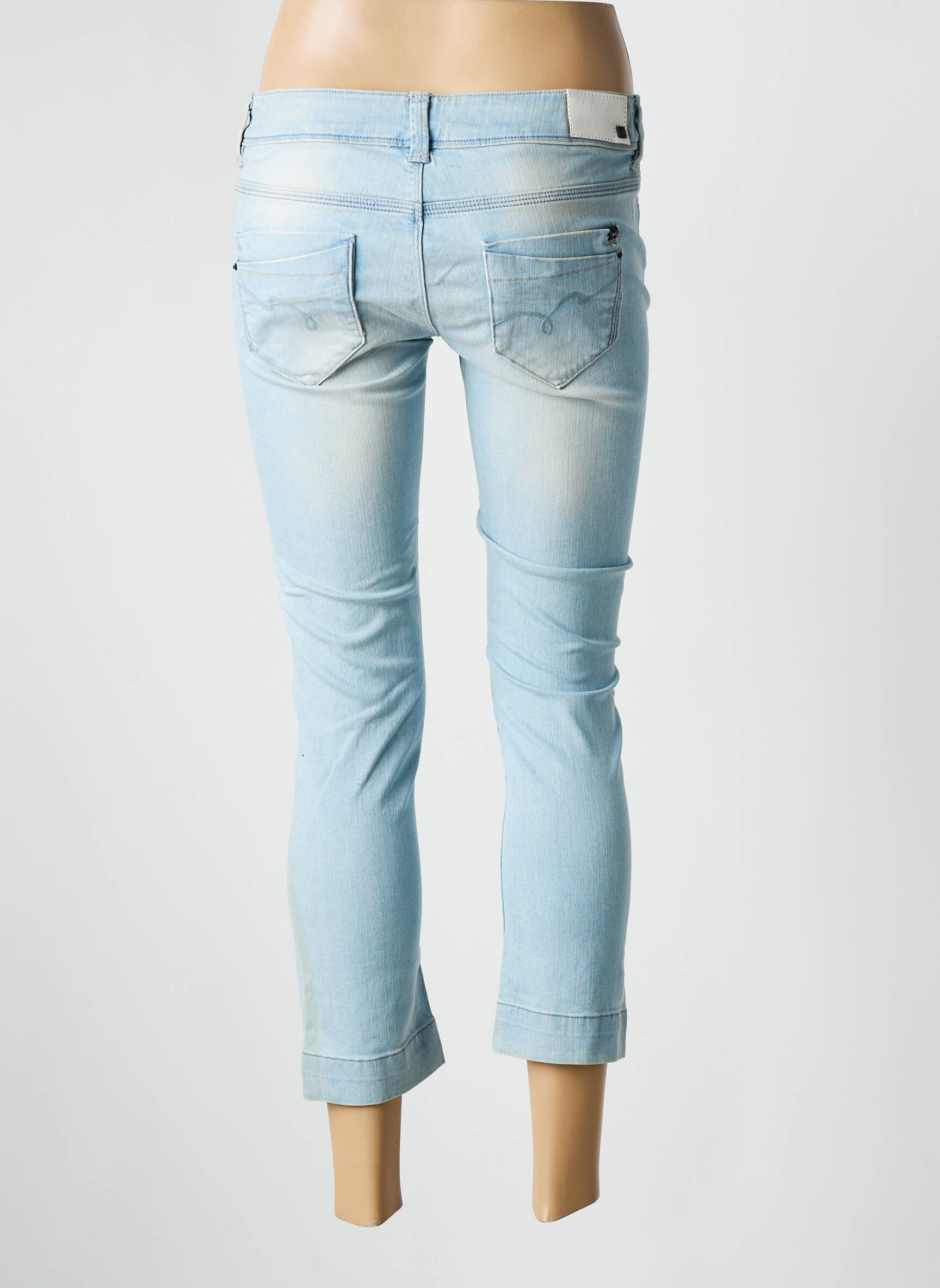Pusilgių kelnių kišenės mėlyna VERO MODA moteris