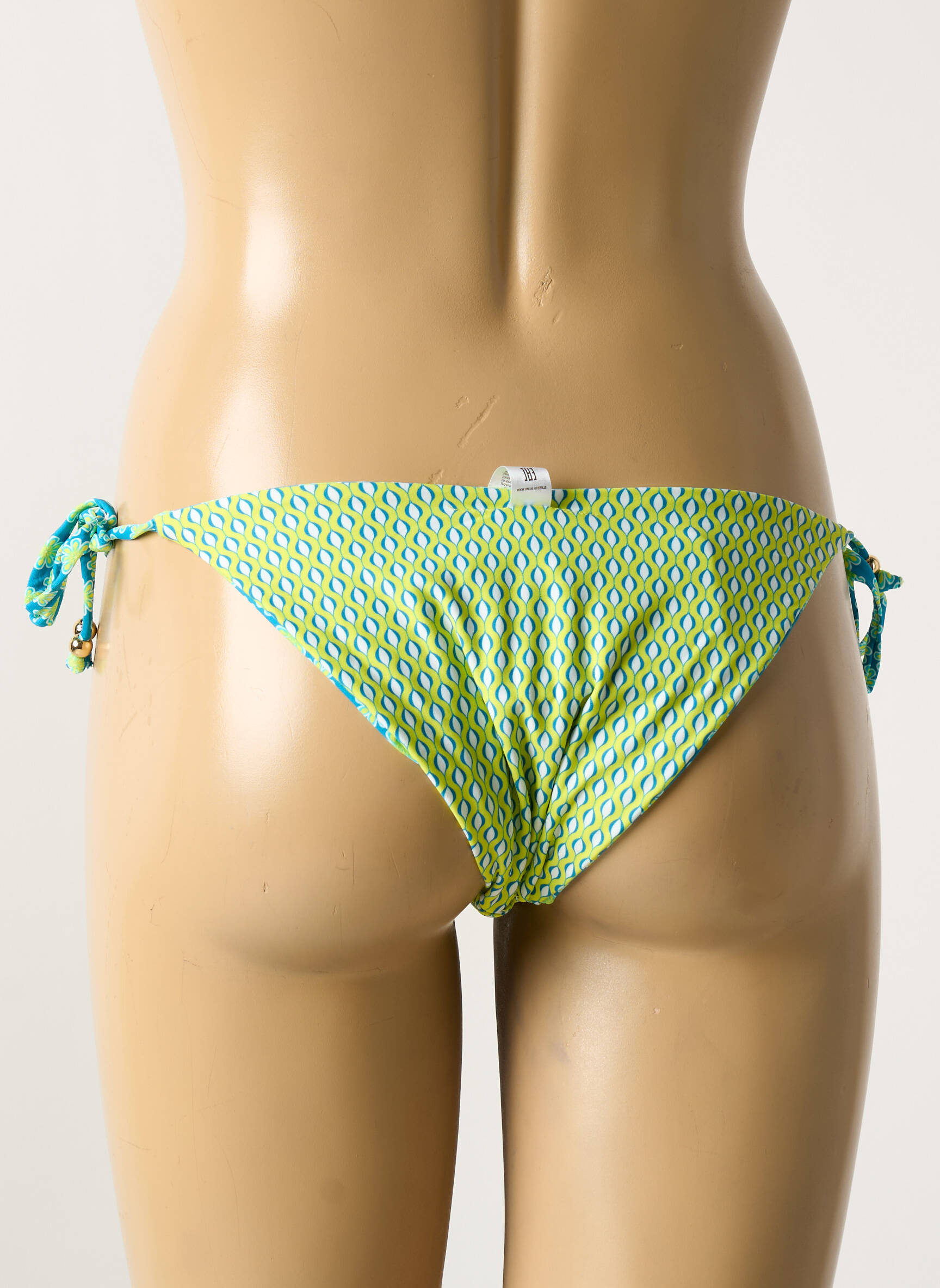 Maudymosi kelnaitės fantazijos raštas bikini žalias VERDISSIMA moteris