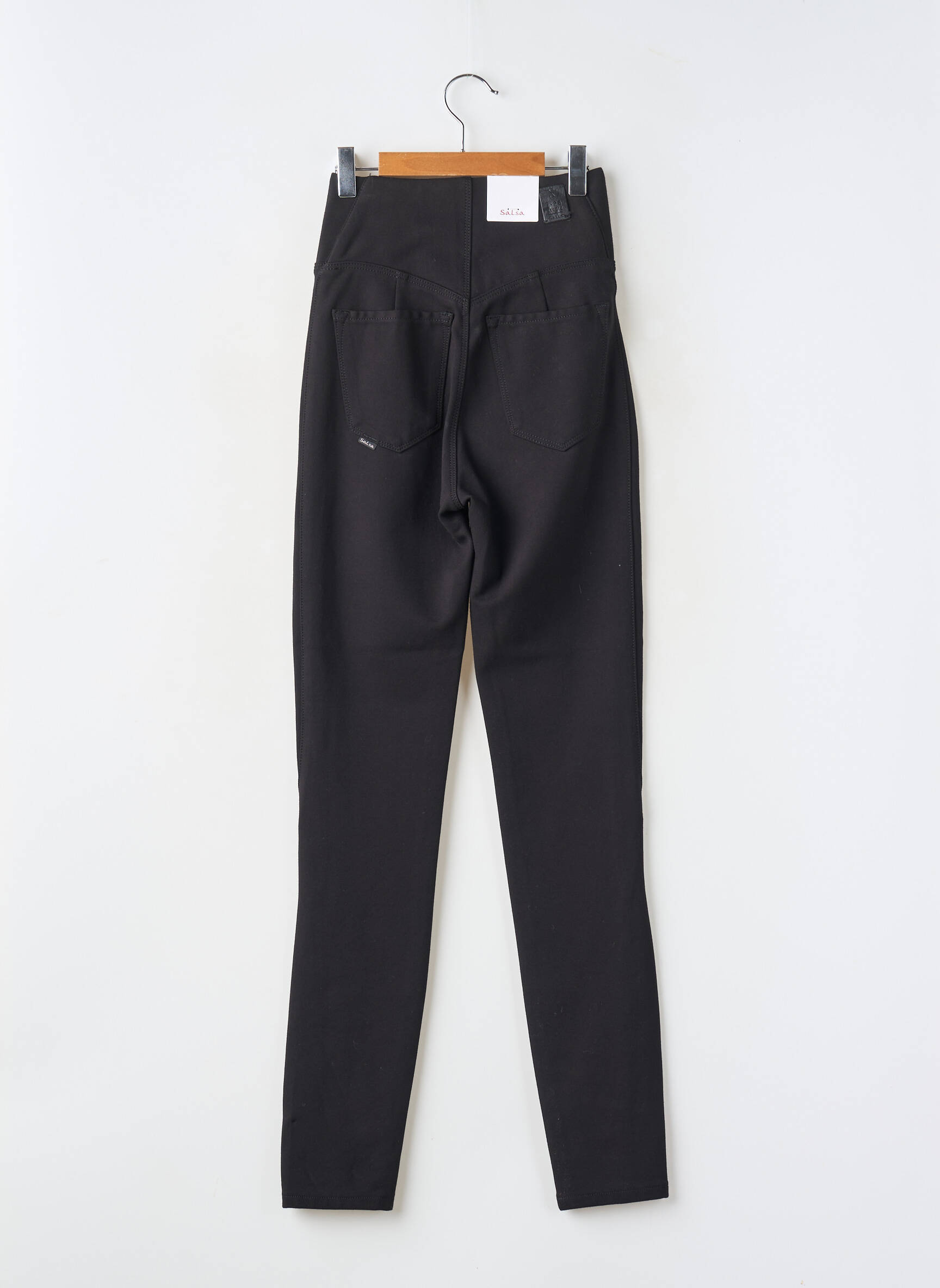 Jegging jersey audinys aukšta talija juodas SALSA moteris