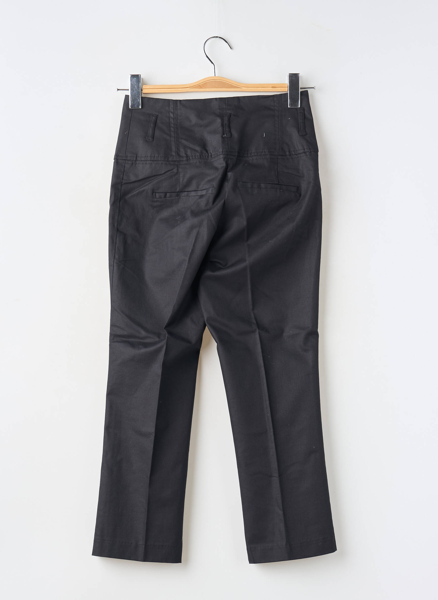 7/8 kelnės aukšta talija aukšta talija juodas VERO MODA moteris