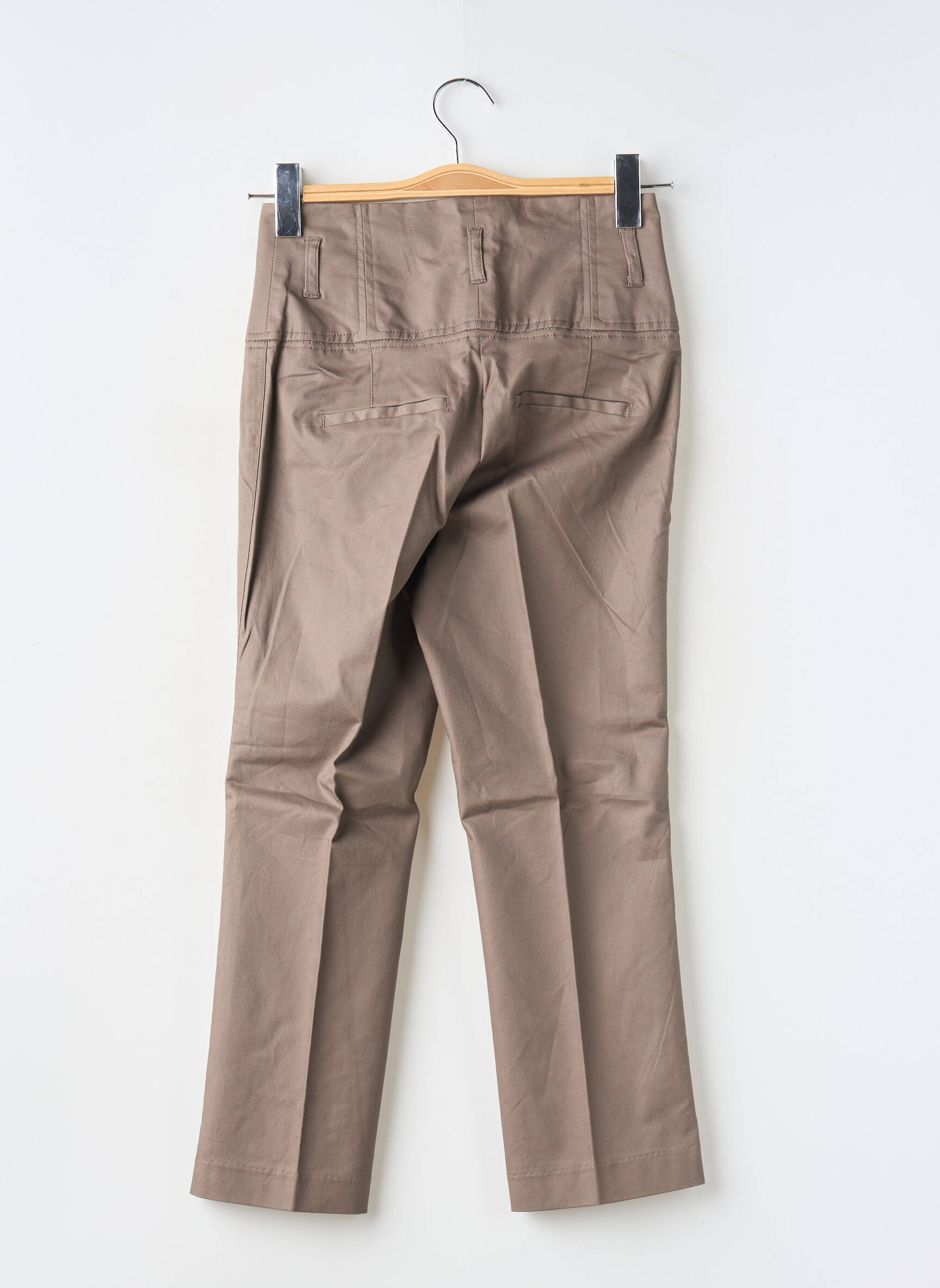 7/8 kelnės aukšta talija aukšta talija rudas VERO MODA moteris