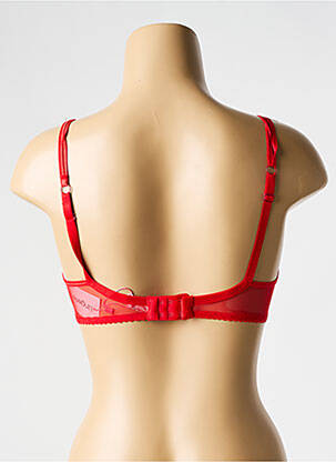Liemenėlė lengva ir skaidri pilnas palaikantis liemenėlės viršus raudona LINGERIE STORY moteris