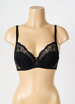 Liemenėlė lengva ir skaidri pilnas palaikantis liemenėlės viršus juodas LINGERIE STORY moteris