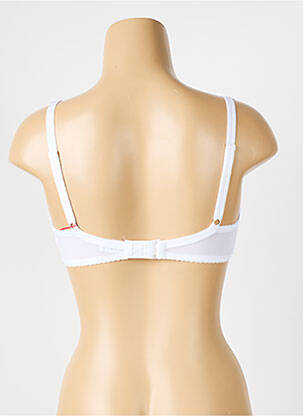 Liemenėlė lengva ir skaidri pilnas palaikantis liemenėlės viršus baltas LINGERIE STORY moteris
