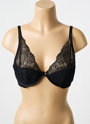 Liemenėlė lengva ir skaidri pilnas palaikantis liemenėlės viršus juodas LINGERIE STORY moteris