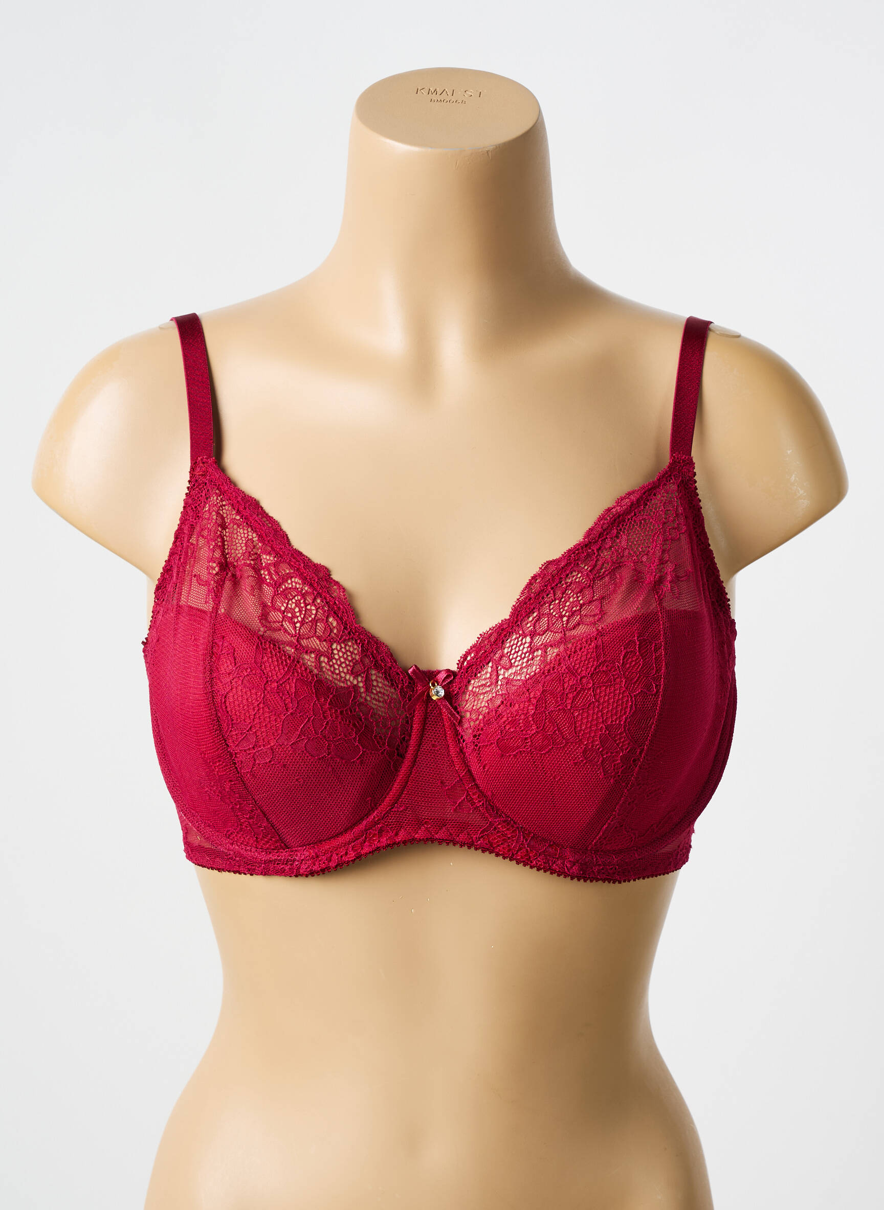 Liemenėlė lengva ir skaidri pilnas palaikantis liemenėlės viršus violetinis LINGERIE STORY moteris
