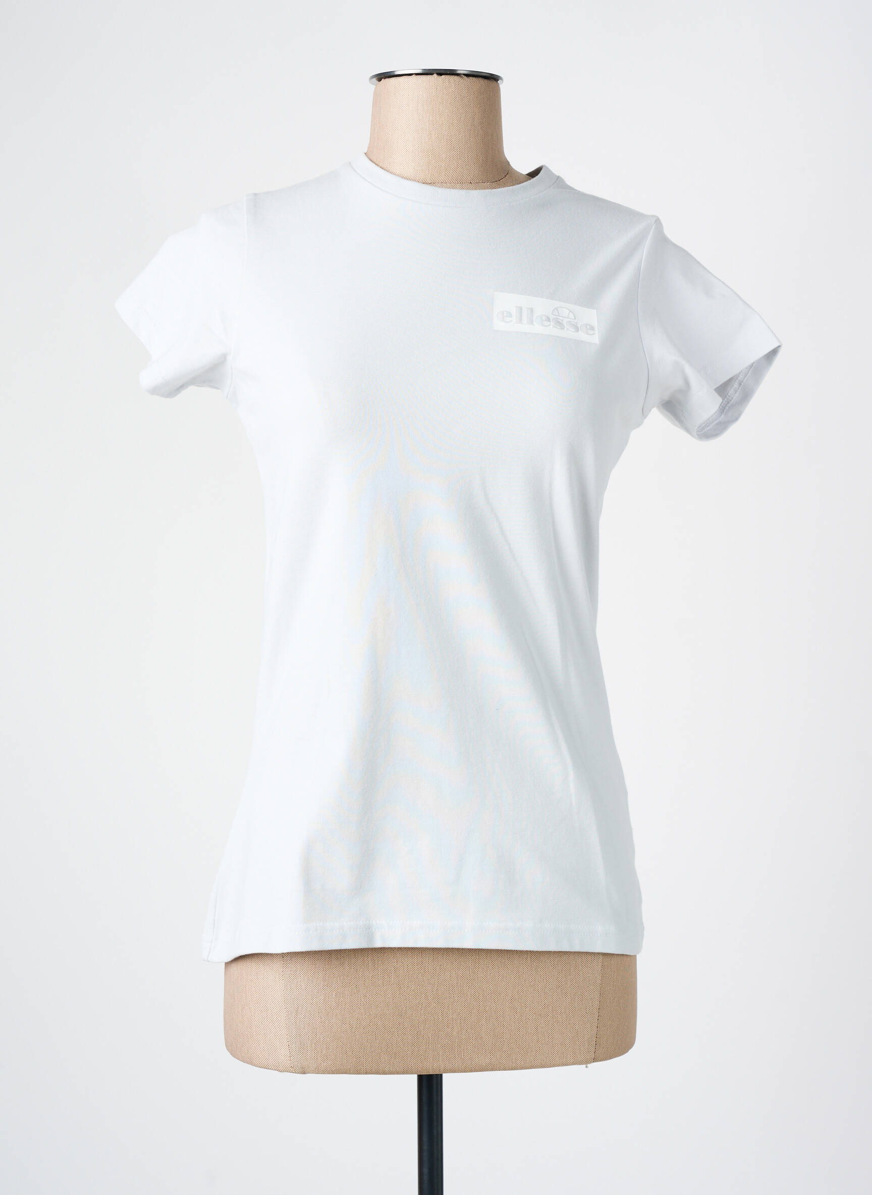T-marškinys floqué serigrafija trumpas rankovės pilka ELLESSE moteris