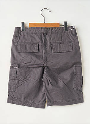 Bermudas popelinos audinys, kuris pasižymi lygiu ir tankiu paviršiumi. pilka JACK & JONES berniukas
