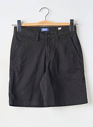 Bermudas uždarymas su užtrauktuku po mygtuku uždengimu juodas JACK & JONES berniukas