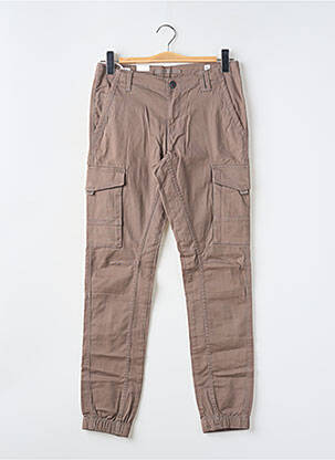 Kargo kelnė tiesi kirpimas rudas JACK & JONES berniukas