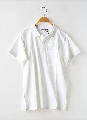 Polo baltas LEVV LABEL berniukas