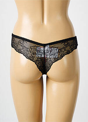 Tanga tamprumas juodas LINGERIE STORY moteris