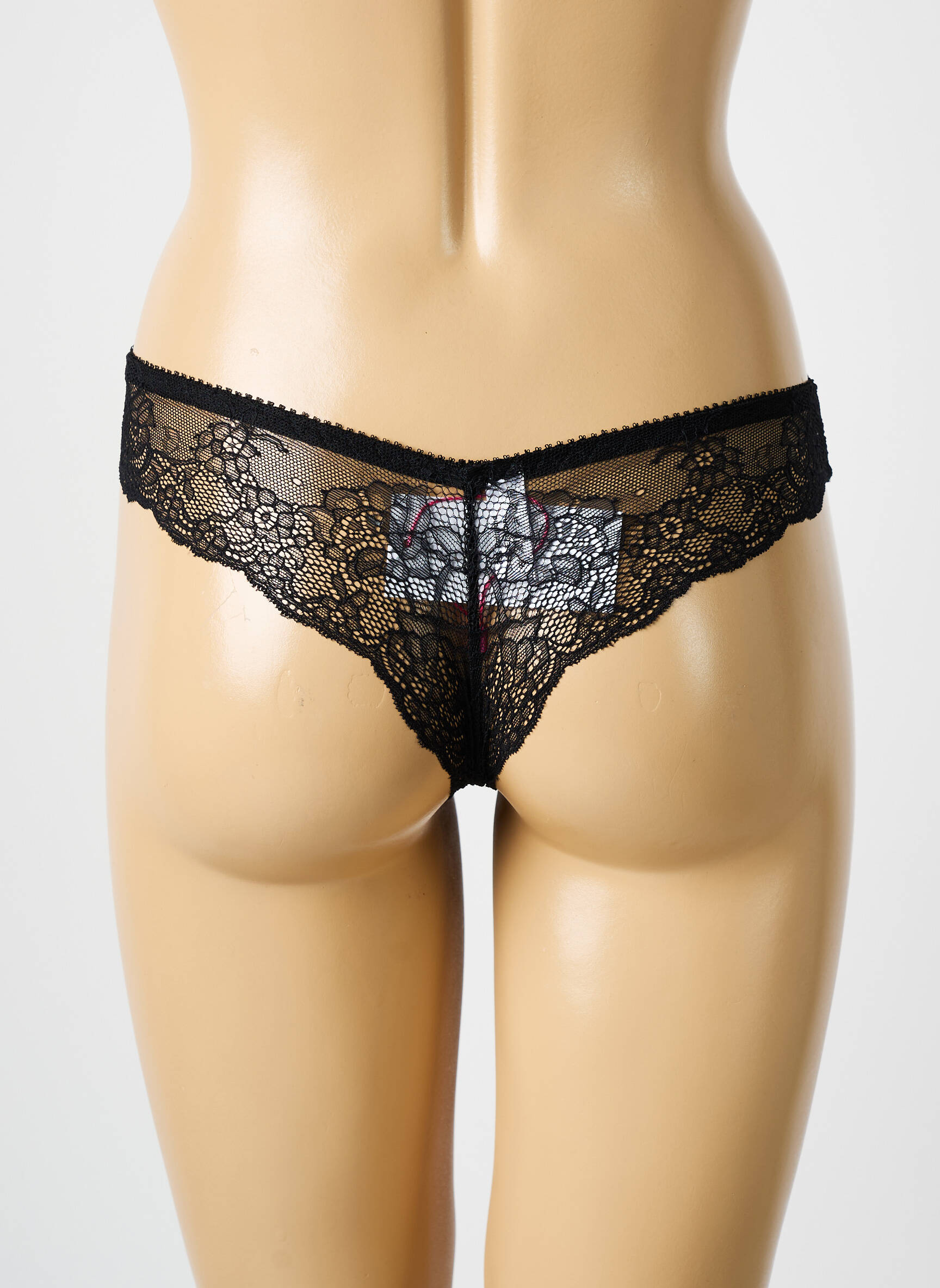 Tanga tamprumas juodas LINGERIE STORY moteris