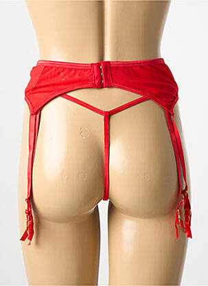 Korsetas/diržas reguliuojamos elastinės petnešos raudona LINGERIE STORY moteris