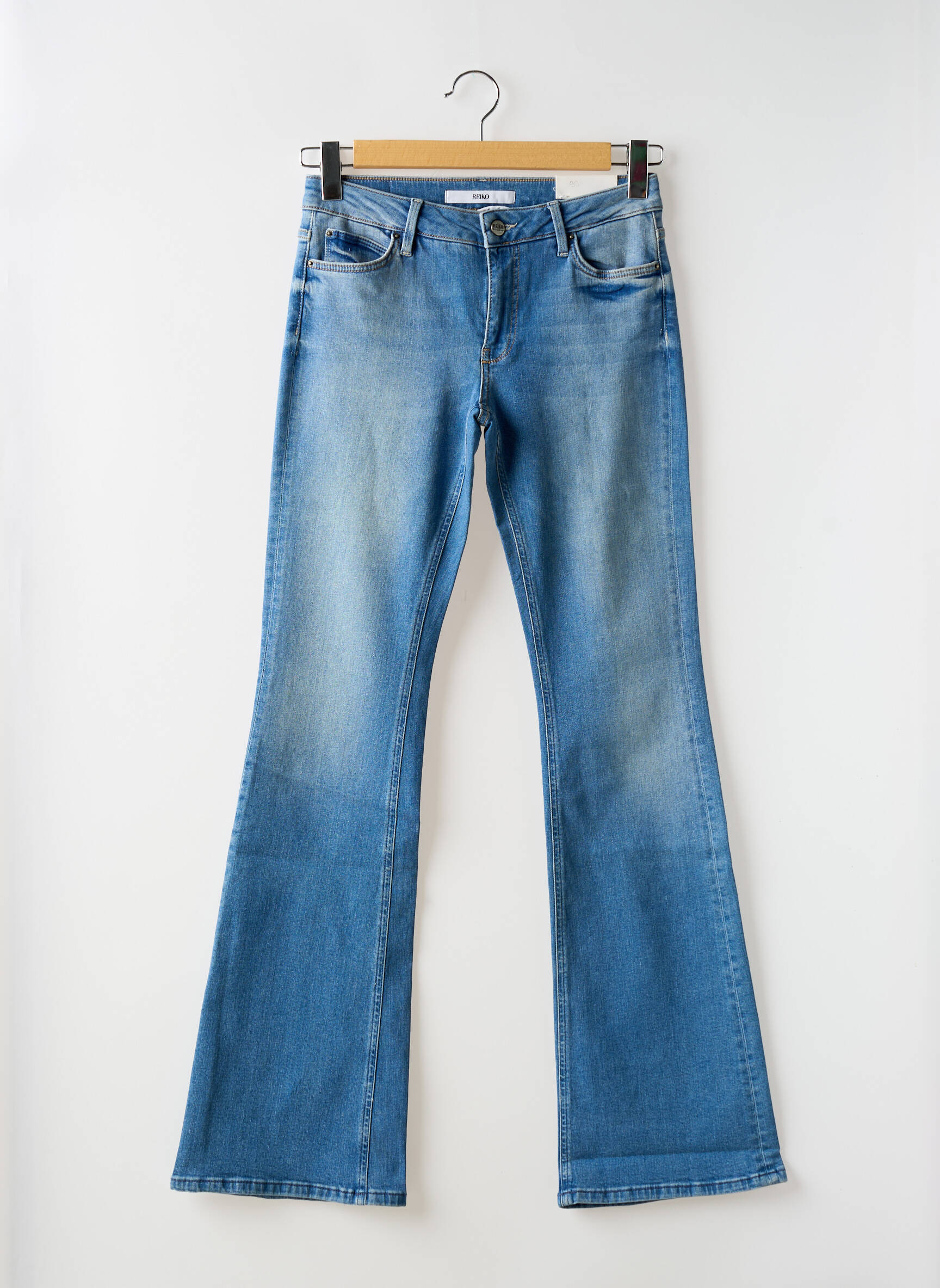 Bootcut džinsai normala dydis normala dydis mėlyna REIKO moteris
