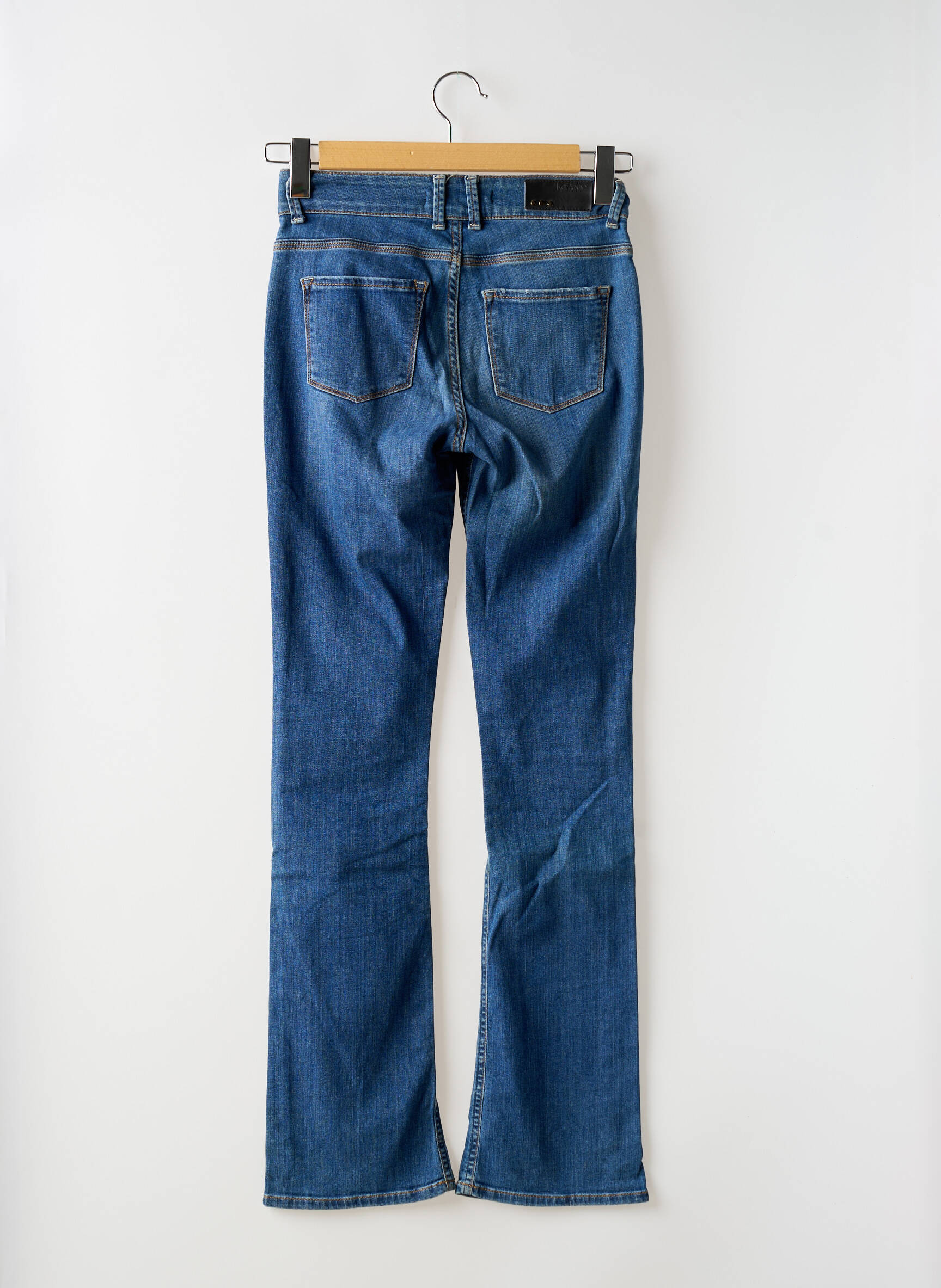 Bootcut džinsai tamprumas maža dydžio mėlyna KANOPE moteris