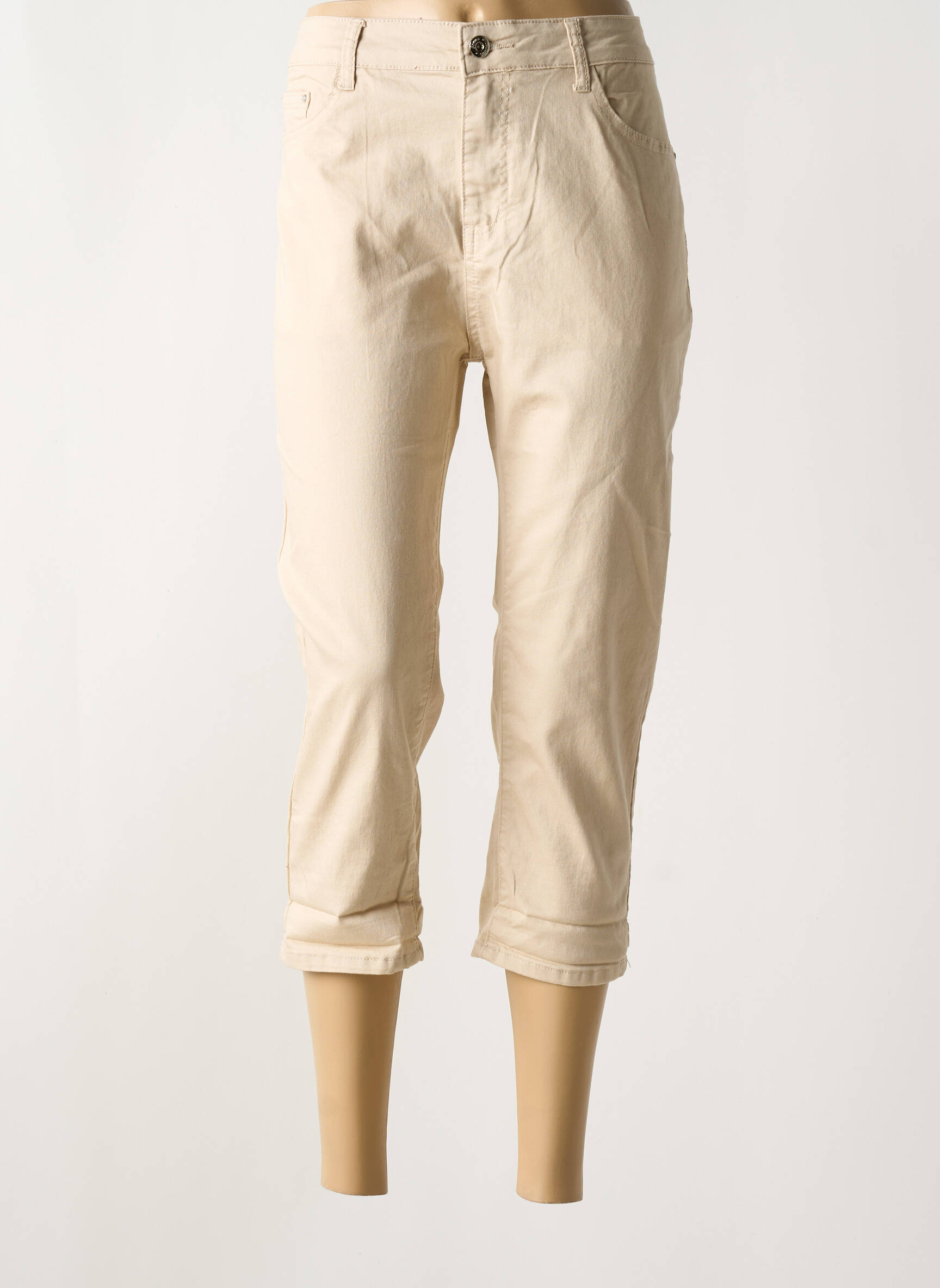 Pusilgių kelnių normala dydis normala dydis rožinė BS JEANS moteris