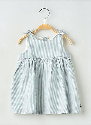 Trumpa suknelė be rankų be rankų mėlyna PETIT BATEAU mergina
