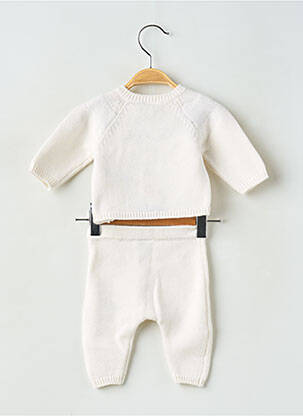Kelnaičių rinkinys kelnės su pėdkelnėmis baltas PETIT BATEAU vaikas
