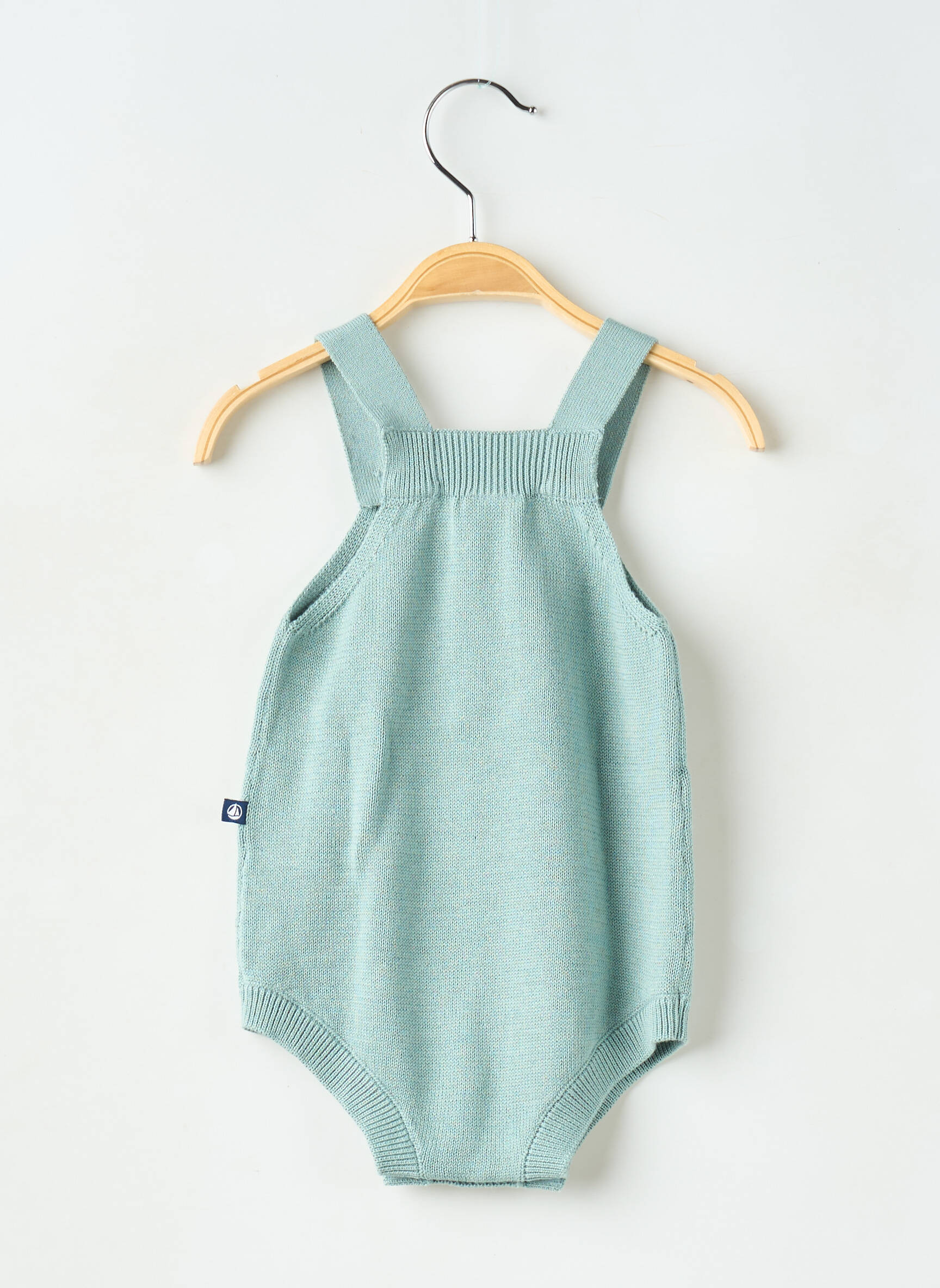 Kombinezonas spaudžiama kirkšnyje užtrauktukas žalias PETIT BATEAU vaikas