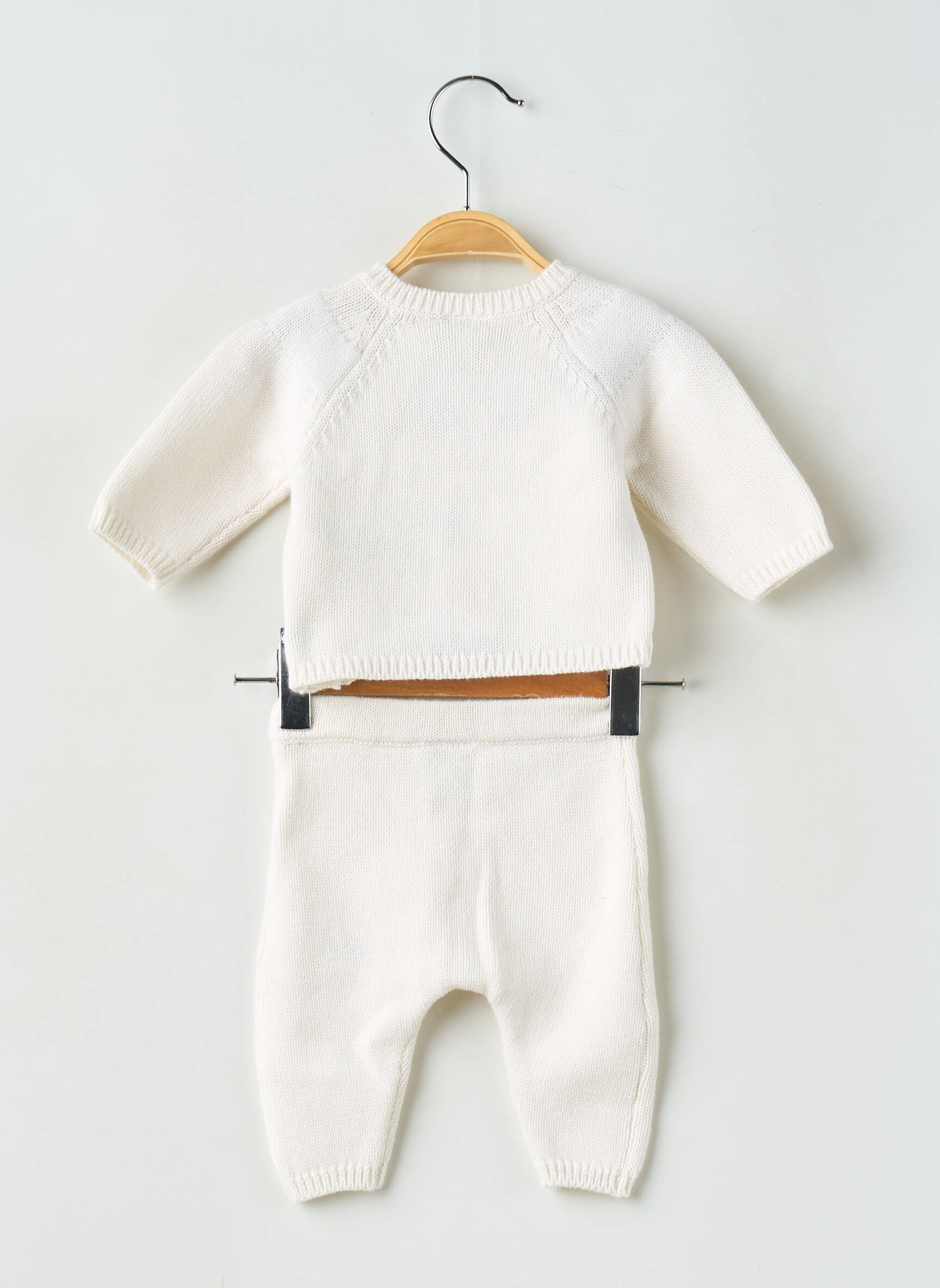Kelnaičių rinkinys kelnės su pėdkelnėmis baltas PETIT BATEAU vaikas