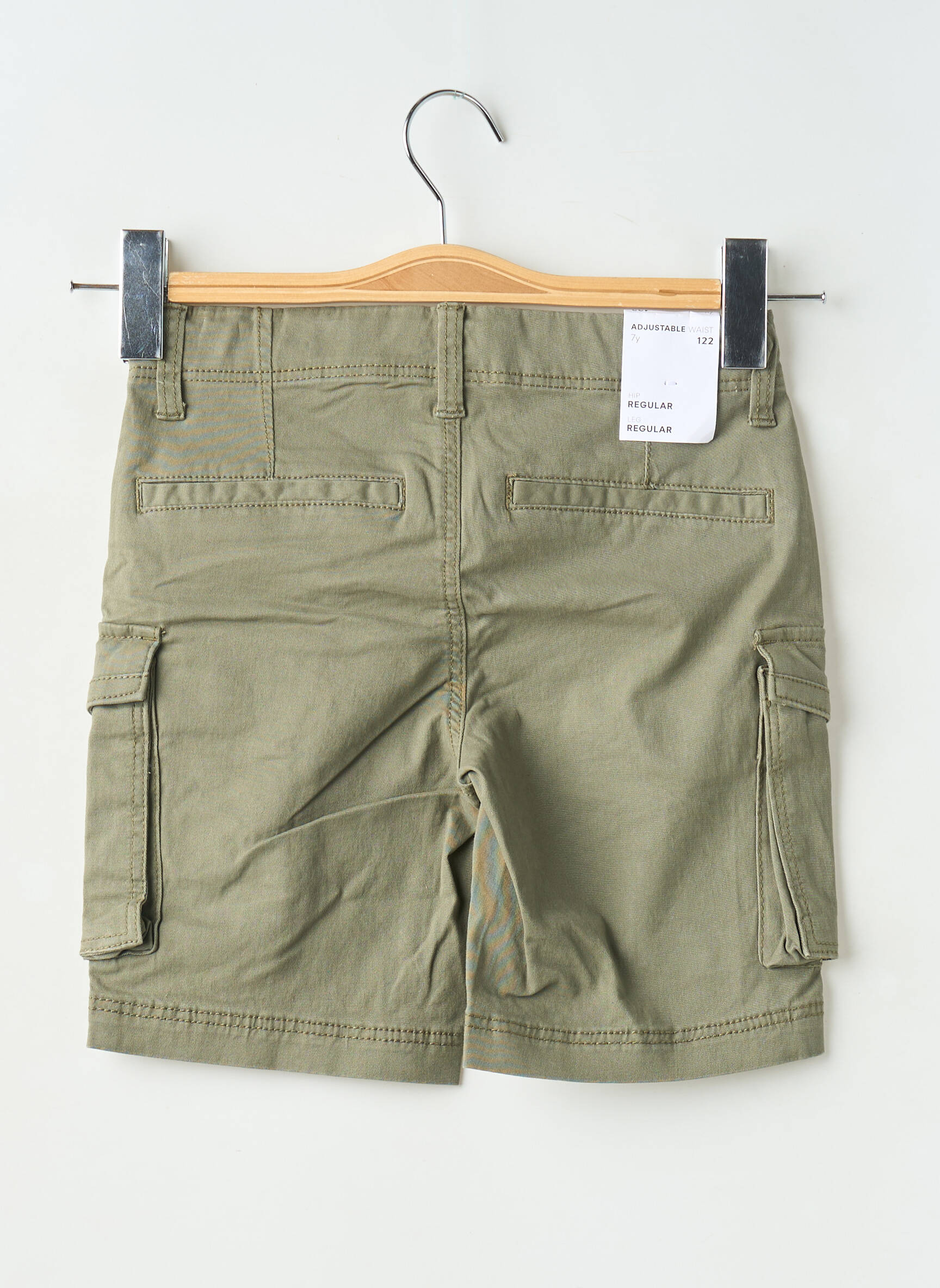 Bermudas uždarymas su užtrauktuku po mygtuku uždengimu žalias NAME IT berniukas