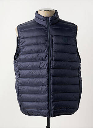 Pūkinė striukė kišenės be gobtuvų mėlyna JACK & JONES vyras