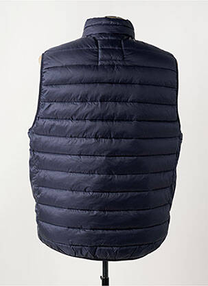 Pūkinė striukė kišenės be gobtuvų mėlyna JACK & JONES vyras