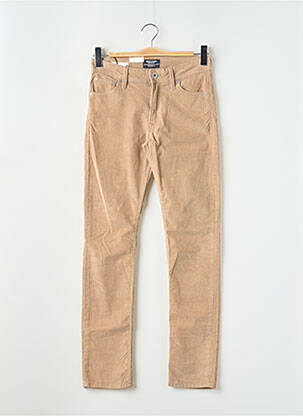 Lieknos kelnės aksomo audimas normala dydis rudas JACK & JONES vyras
