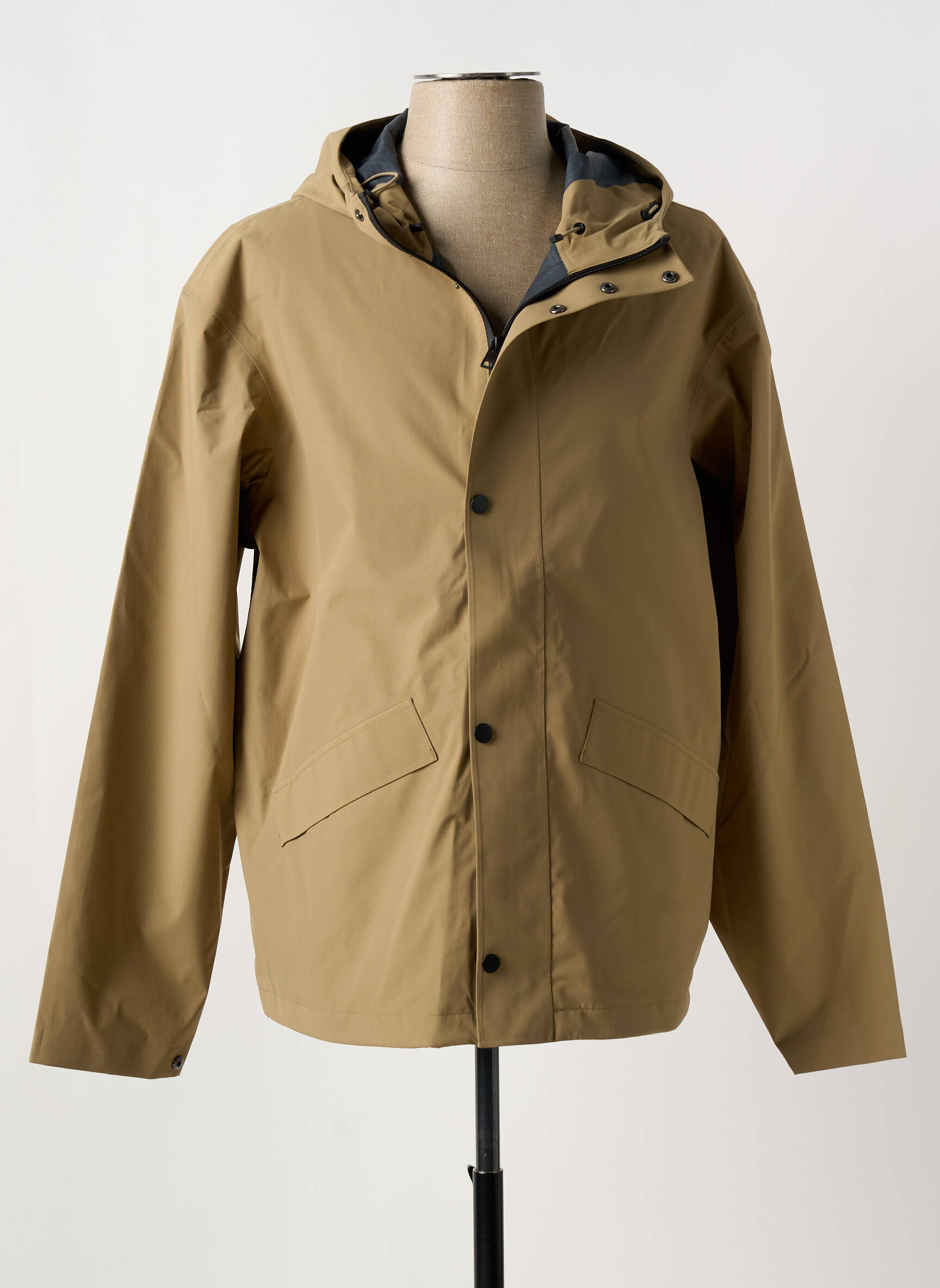 Apsauga nuo lietaus kišenės su gobtuvu žalias JACK & JONES vyras
