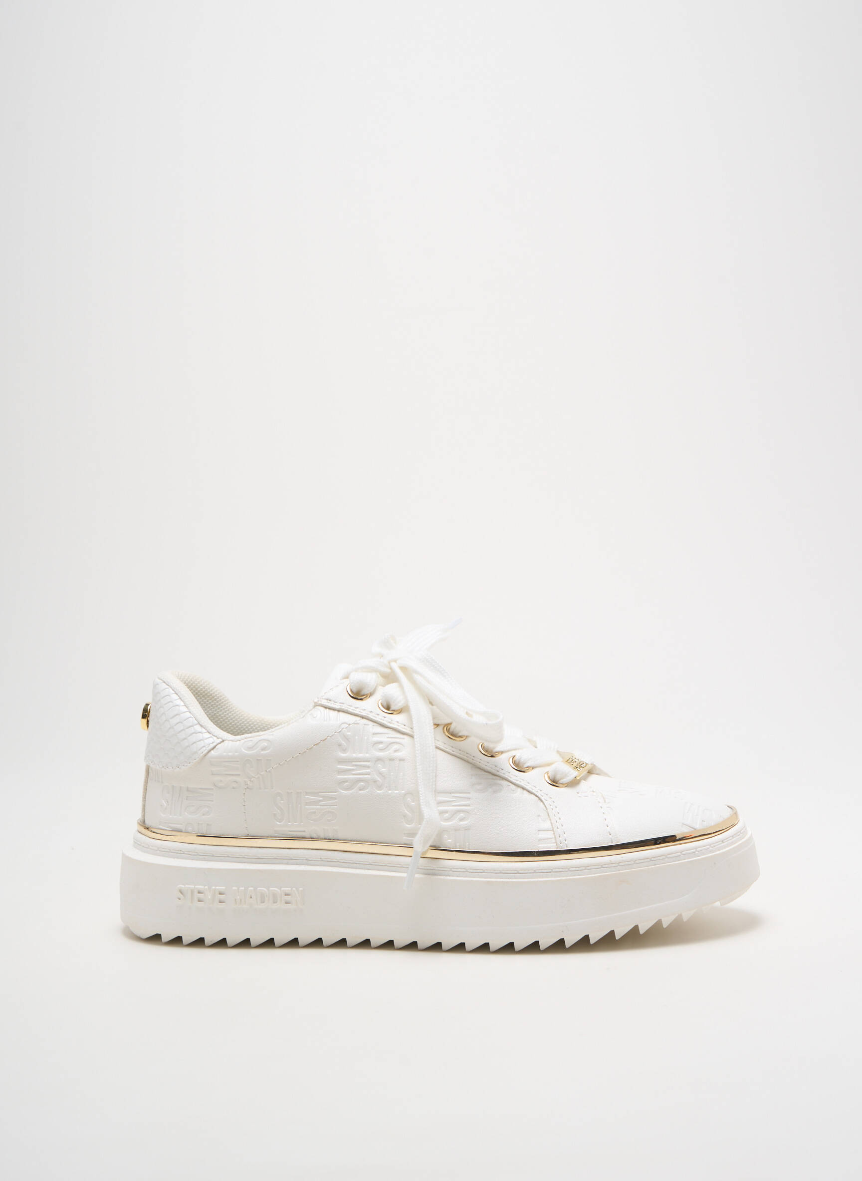 Bėgimo bateliai satino audinys plokščias kulnas iki 3 cm baltas STEVE MADDEN moteris